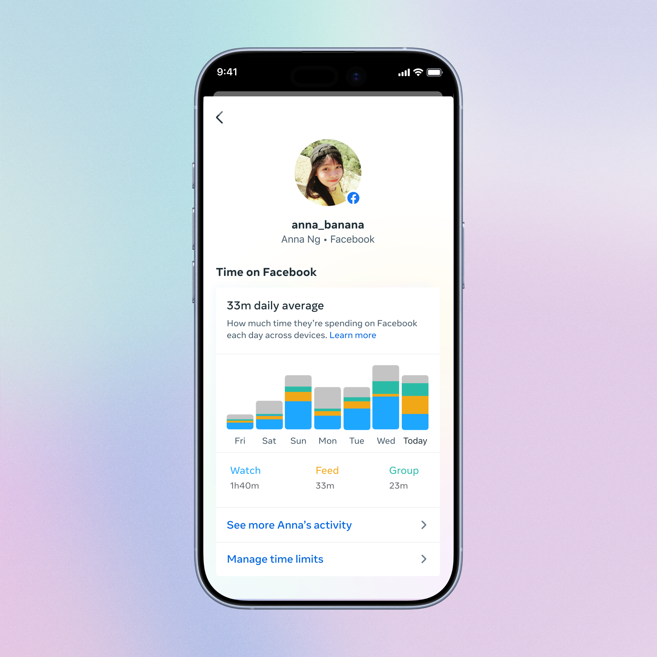 Product design: Facebook Parental Supervision