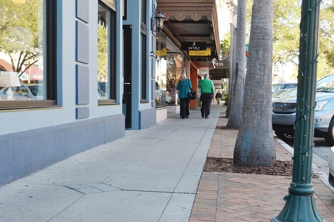 Storefront and Walkway