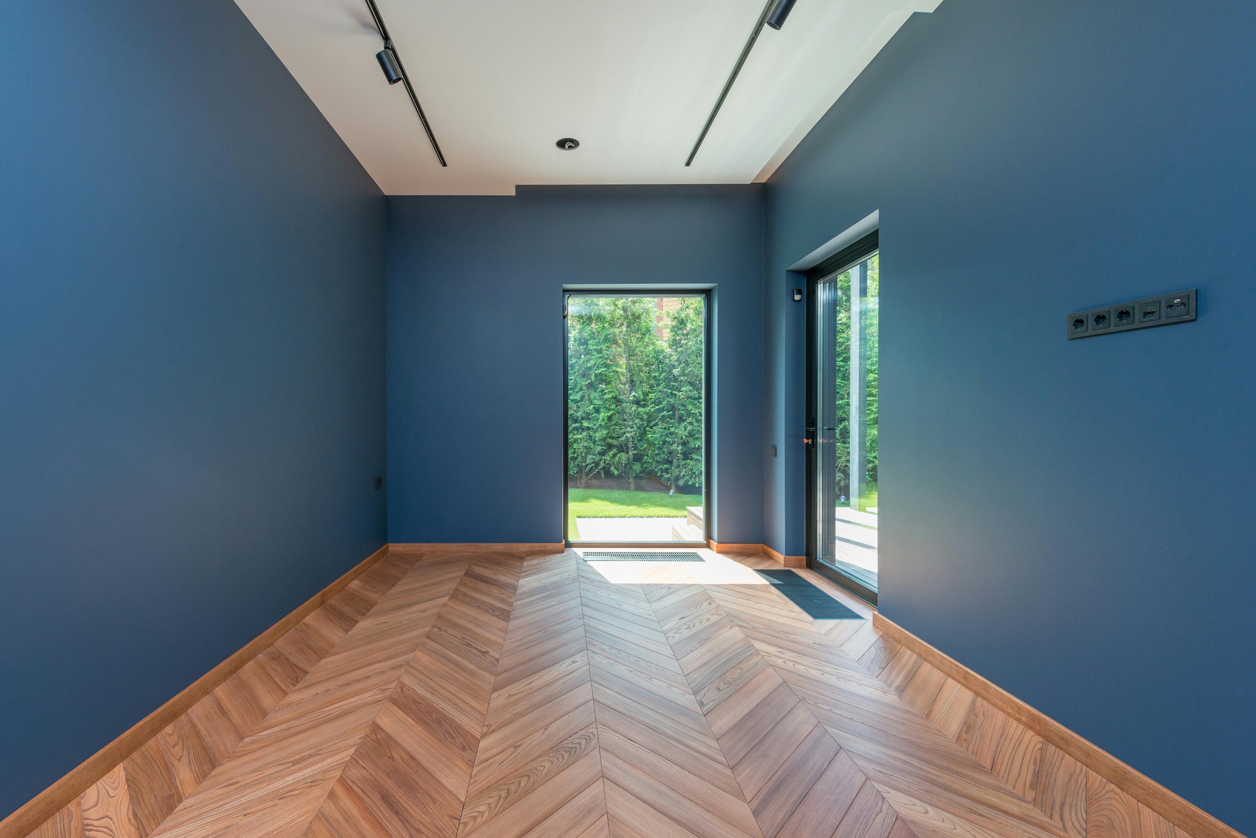 Freshly painted interior room — C&T Property Services, Western NC painting contractor