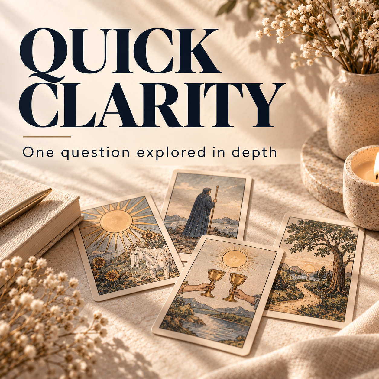 Quick Clarity — One Specific Question Tarot Reading