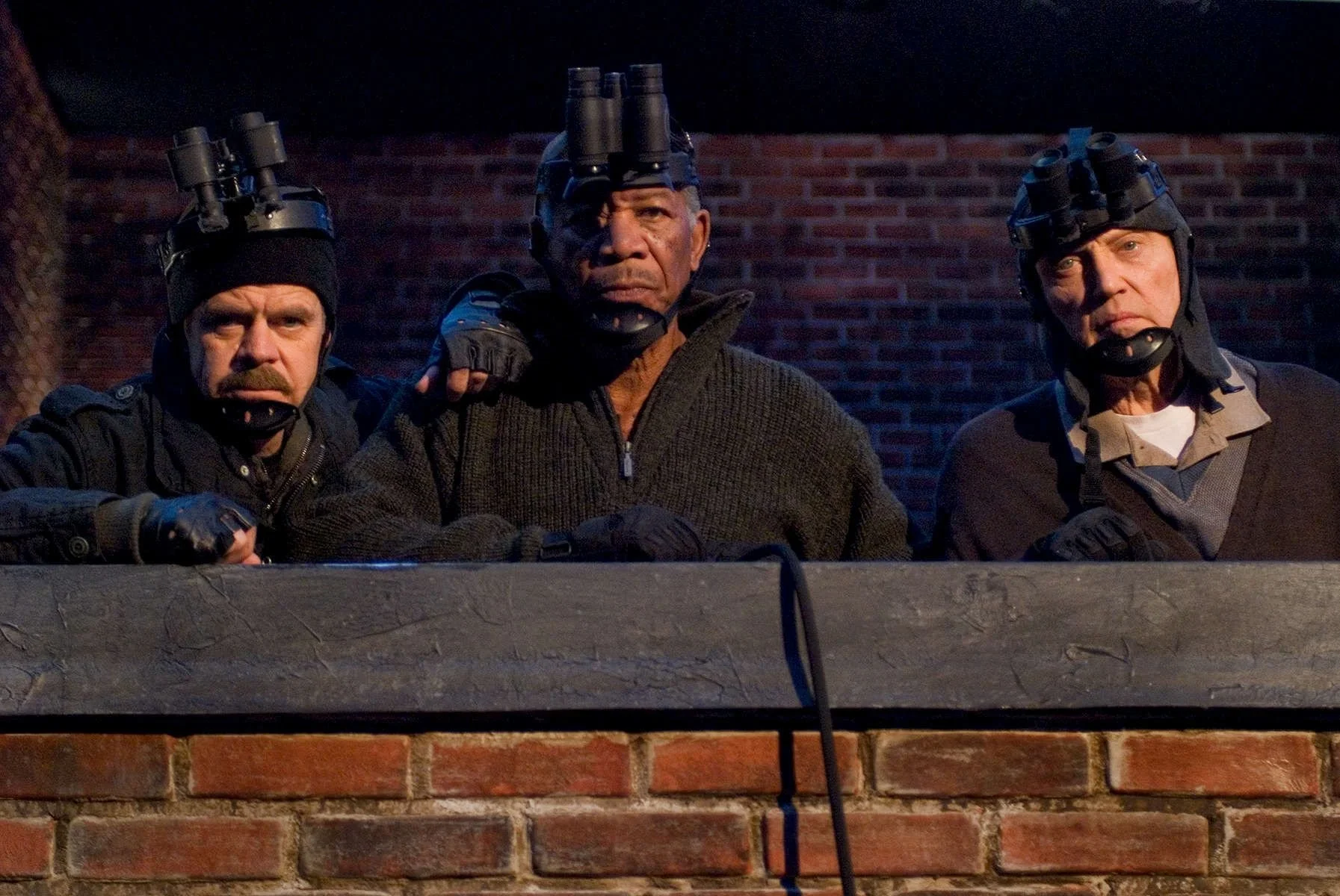 William H. Macy, Morgan Freeman, Christopher Walken - The Maiden Heist