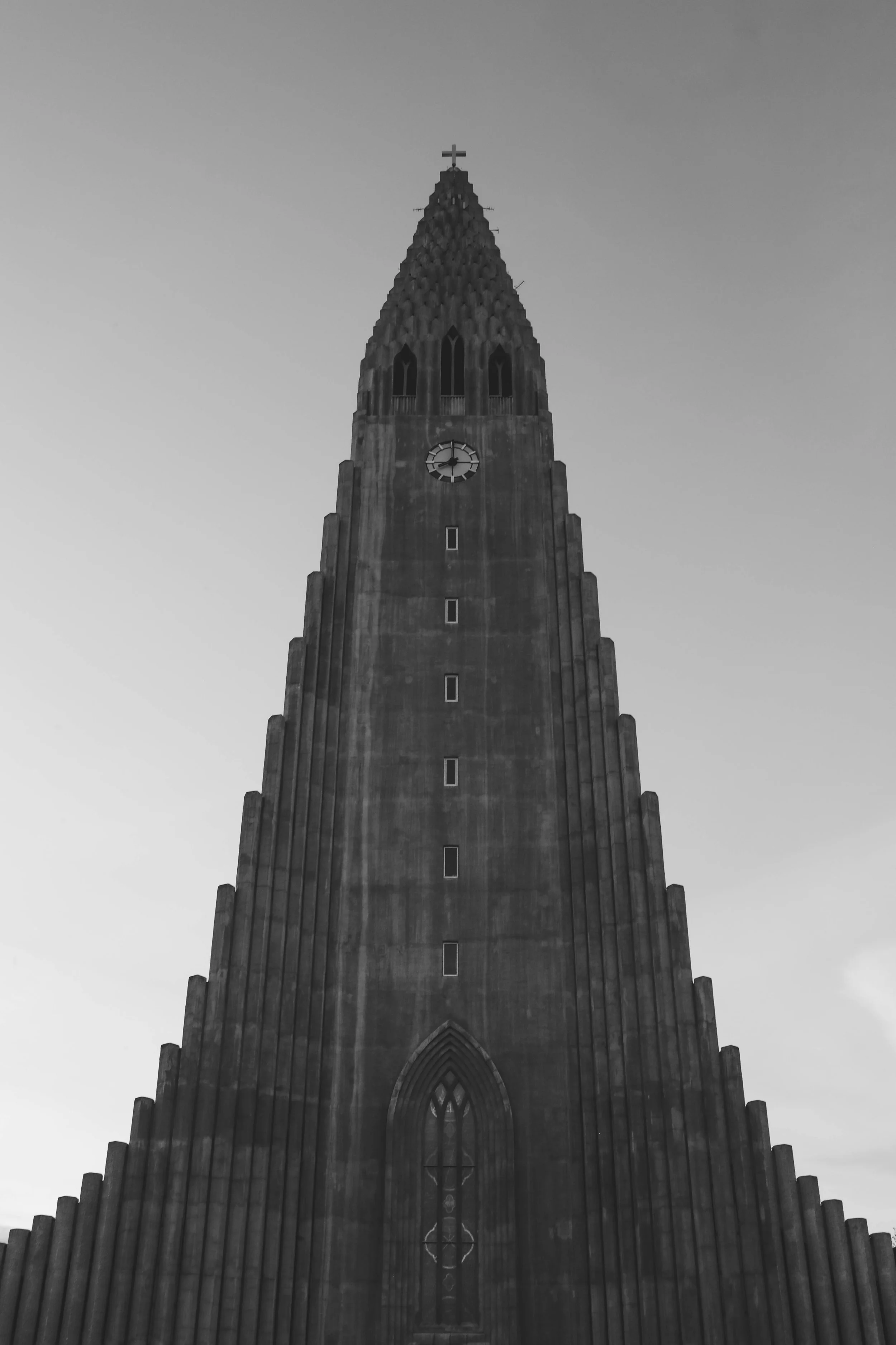 Reykjavik church 2 b-w copy.jpg