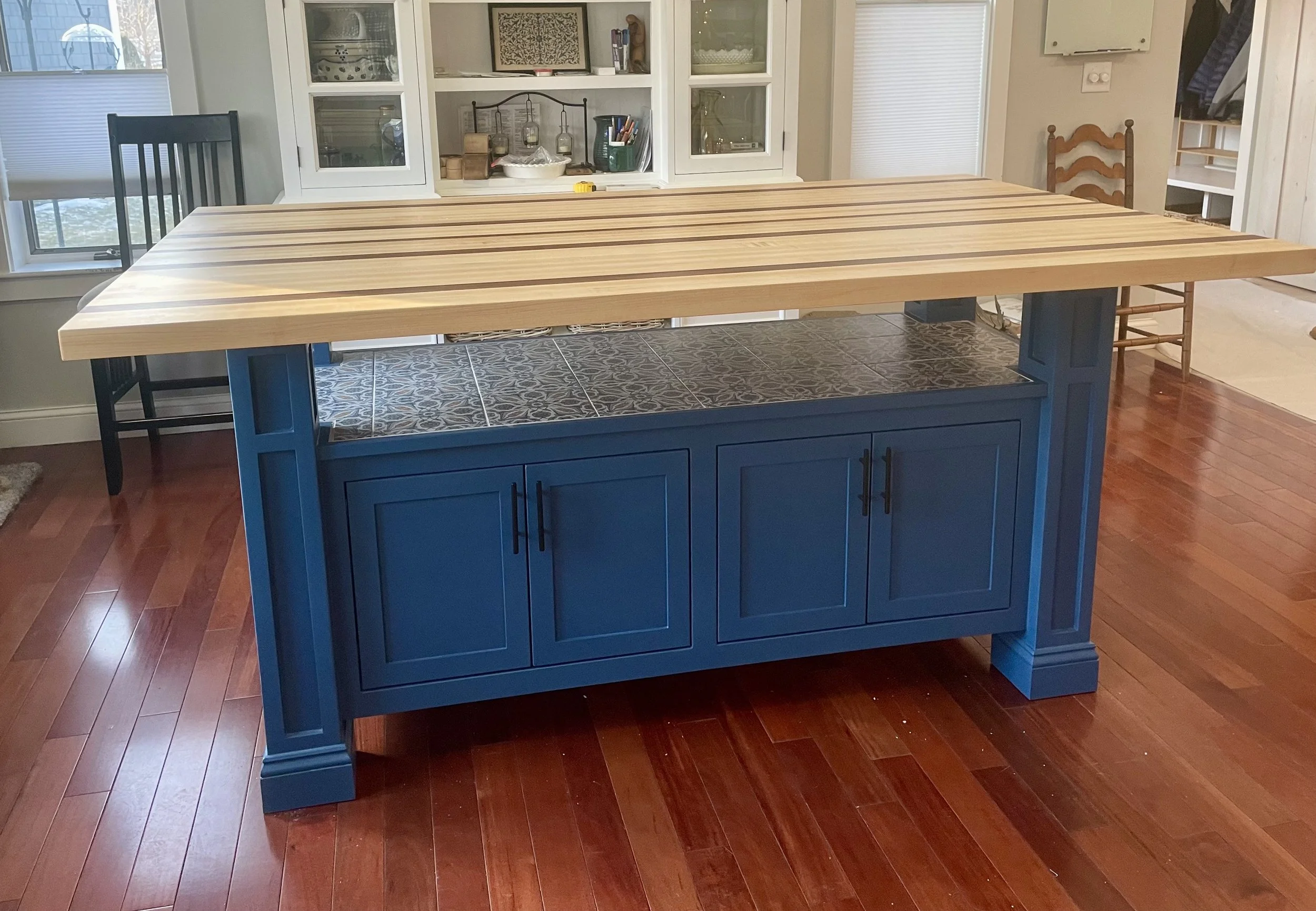 Maple & Walnut Custom Island