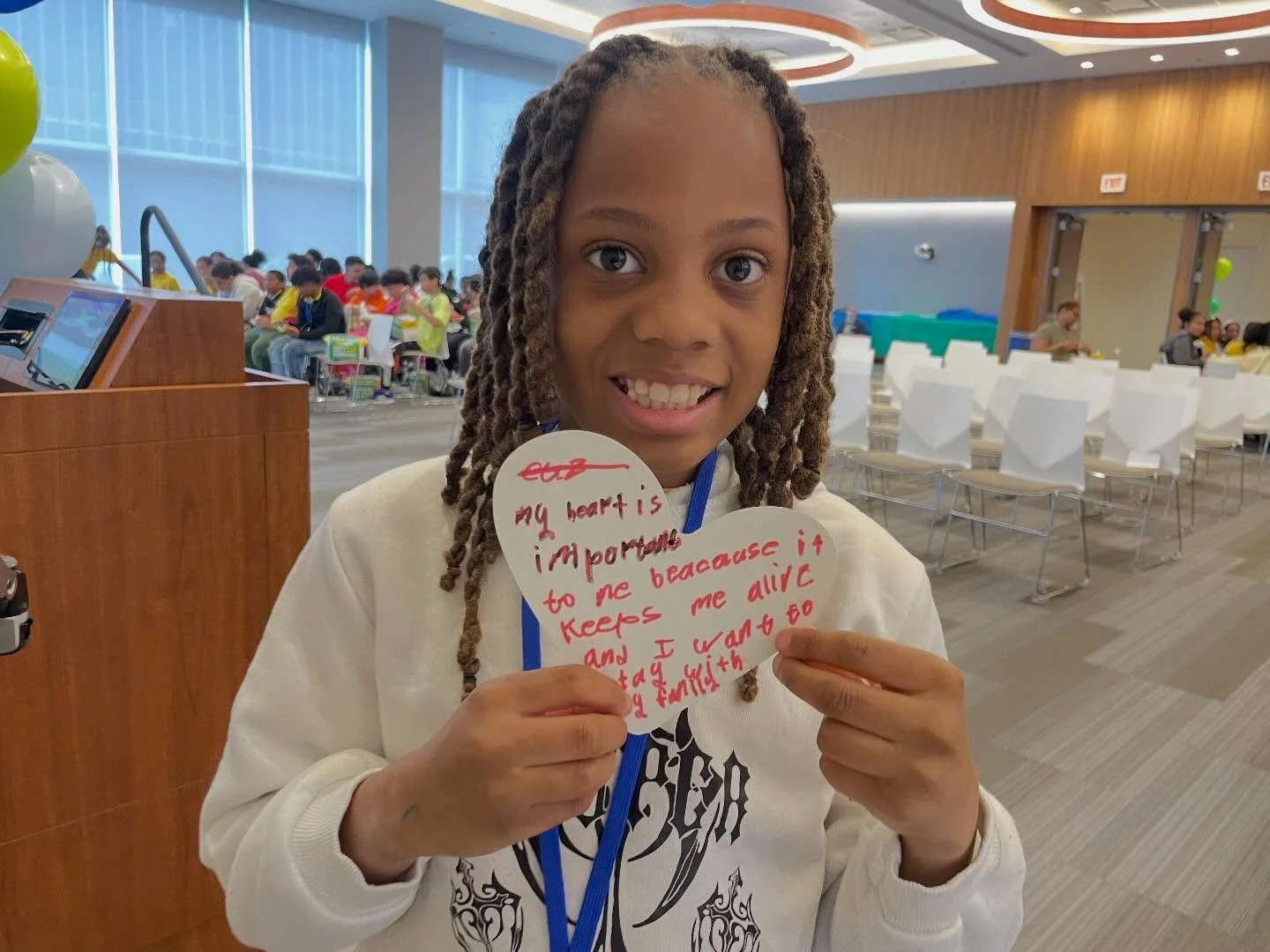 We asked kids why their hearts matter.

Not one said fitness. Every single one said love. ❤️

At the Rush University Medical Center Health Science Fair, students strapped on smartwatches and watched their own heart rate spike during a workout &mdash;