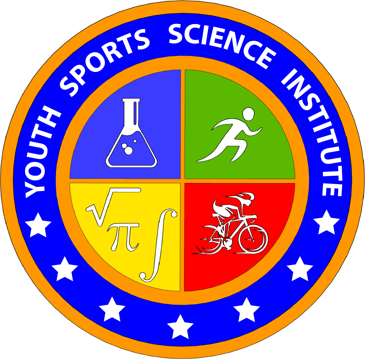 YSSI circle logo representing sports and STEM.