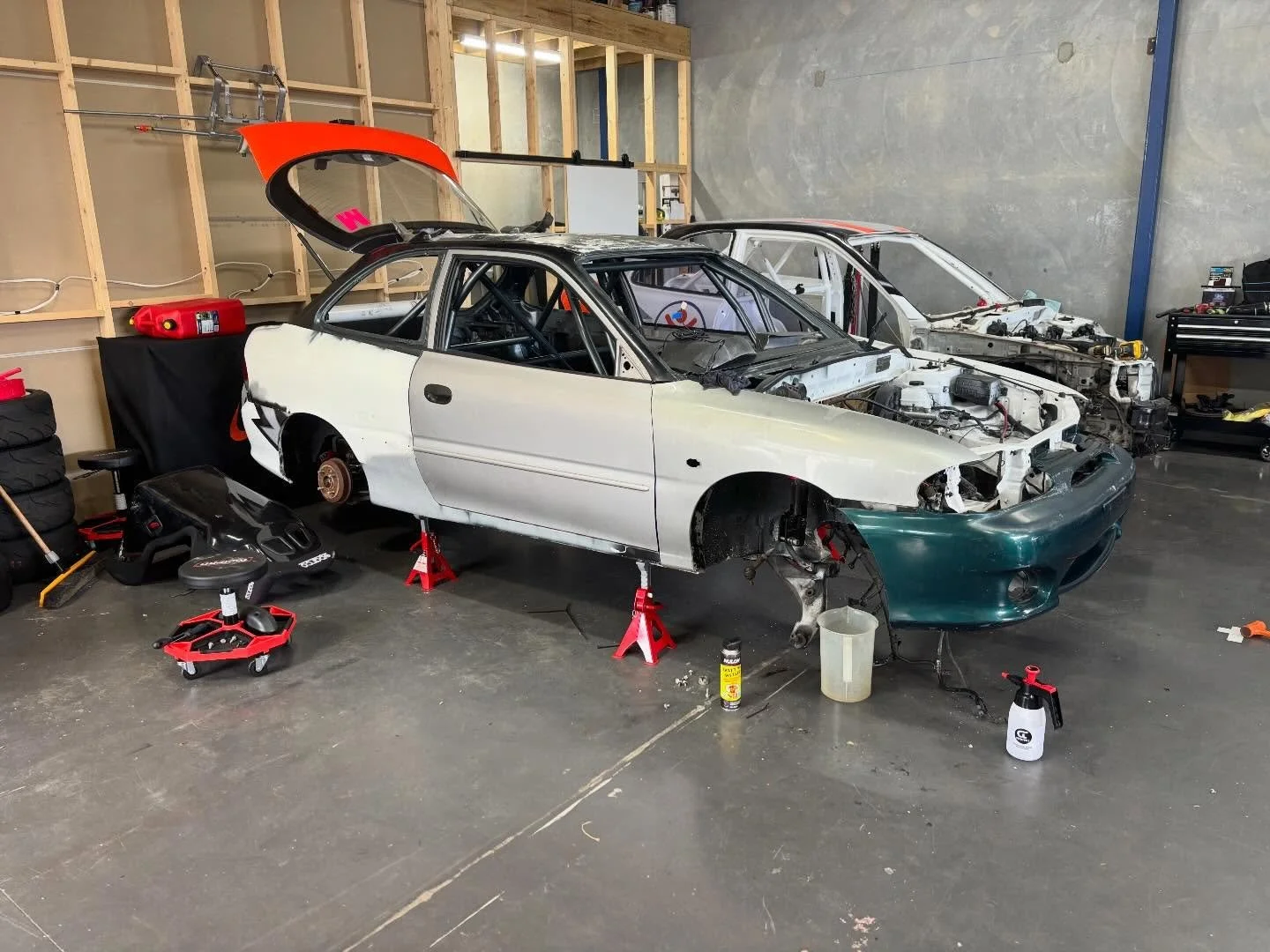 UPDATE
AAM 2 is starting to take shape with all panelling put on, with the engine set to be installed later this week. We are on schedule and ready to get her back on track!!

#backontrack #rebuild #motorsport #inclusion #nonforprofit