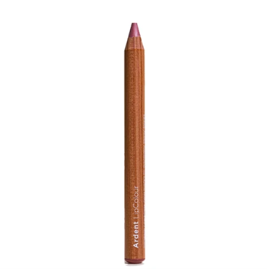 A brown pencil with a pink tip and white text that reads 'Arden Lipcolour'