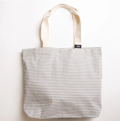 Organic cotton canvas tote beach bag sustainably made by Terra Thread