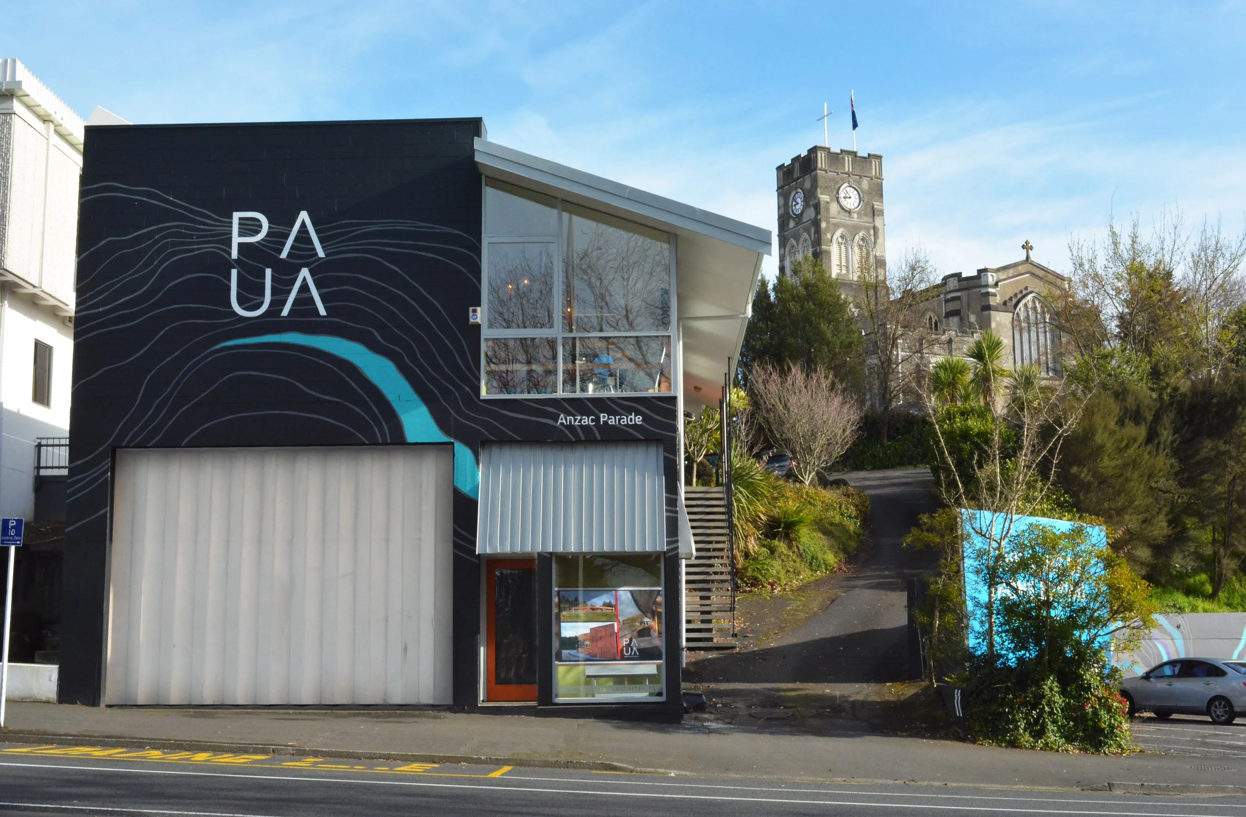 PAUA Architect's office space pictured from the road