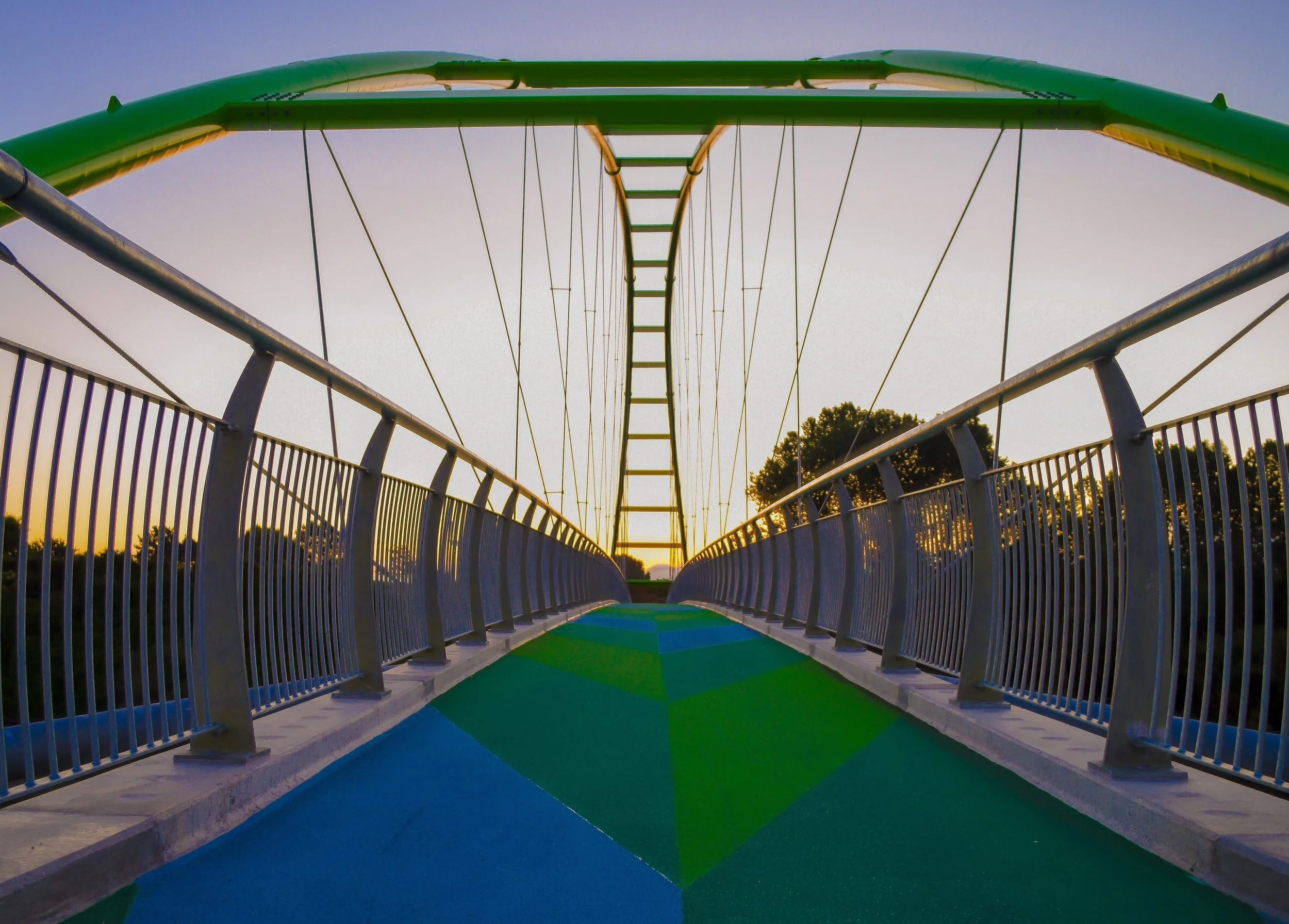 Te Awa River Ride Bridge Waikato PAUA Architects