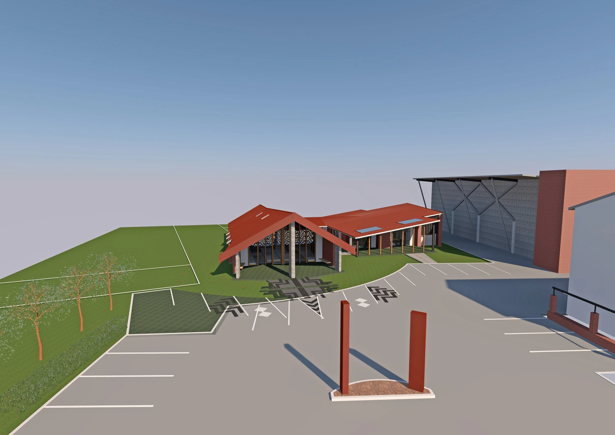 Hamilton Boys' High School Marae Wharenui PAUA Architects