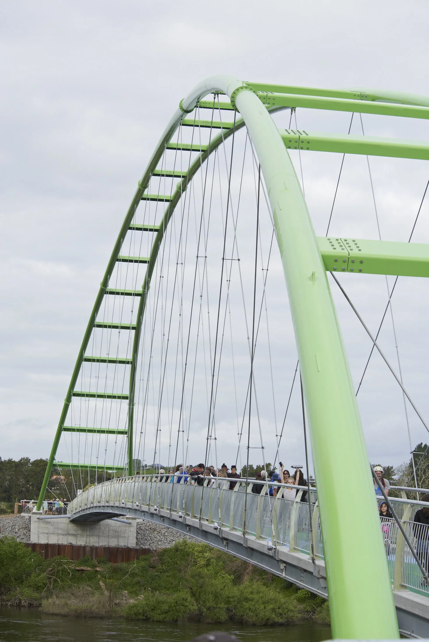 Te Awa River Ride Bridge Waikato PAUA Architects