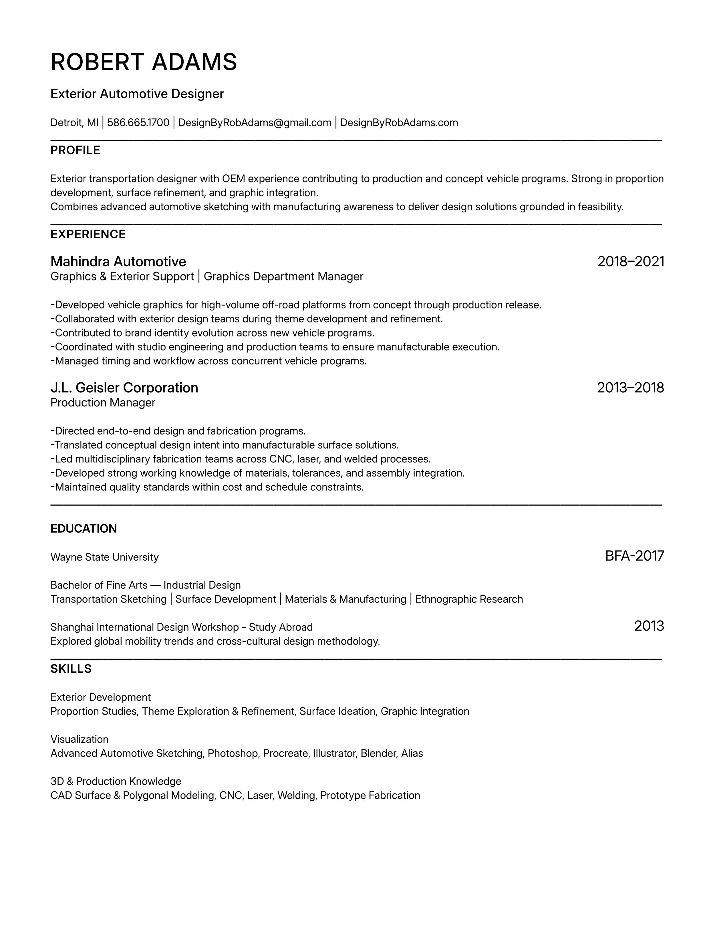 Resume