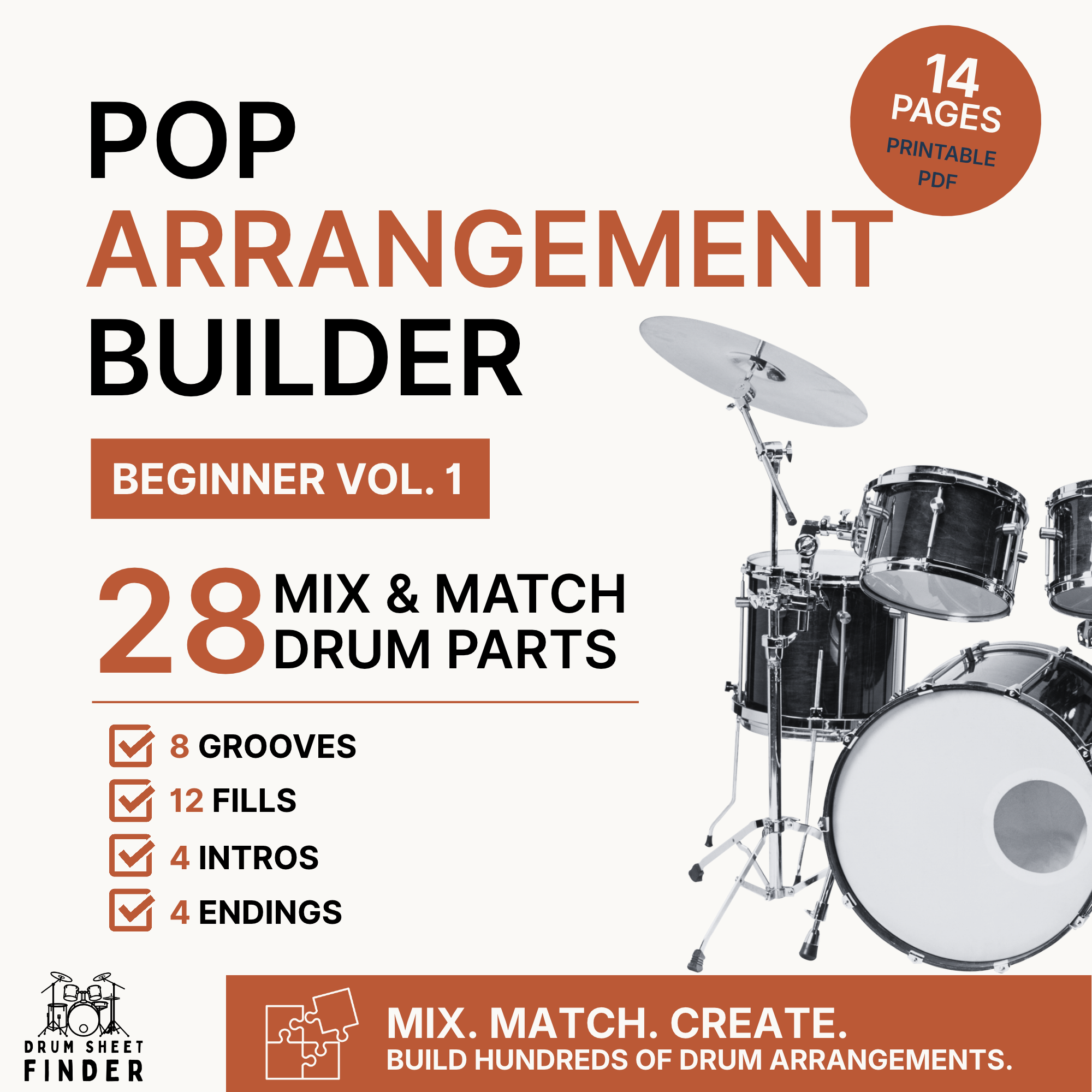 Pop Arrangement Builder - Beginner Vol. 1