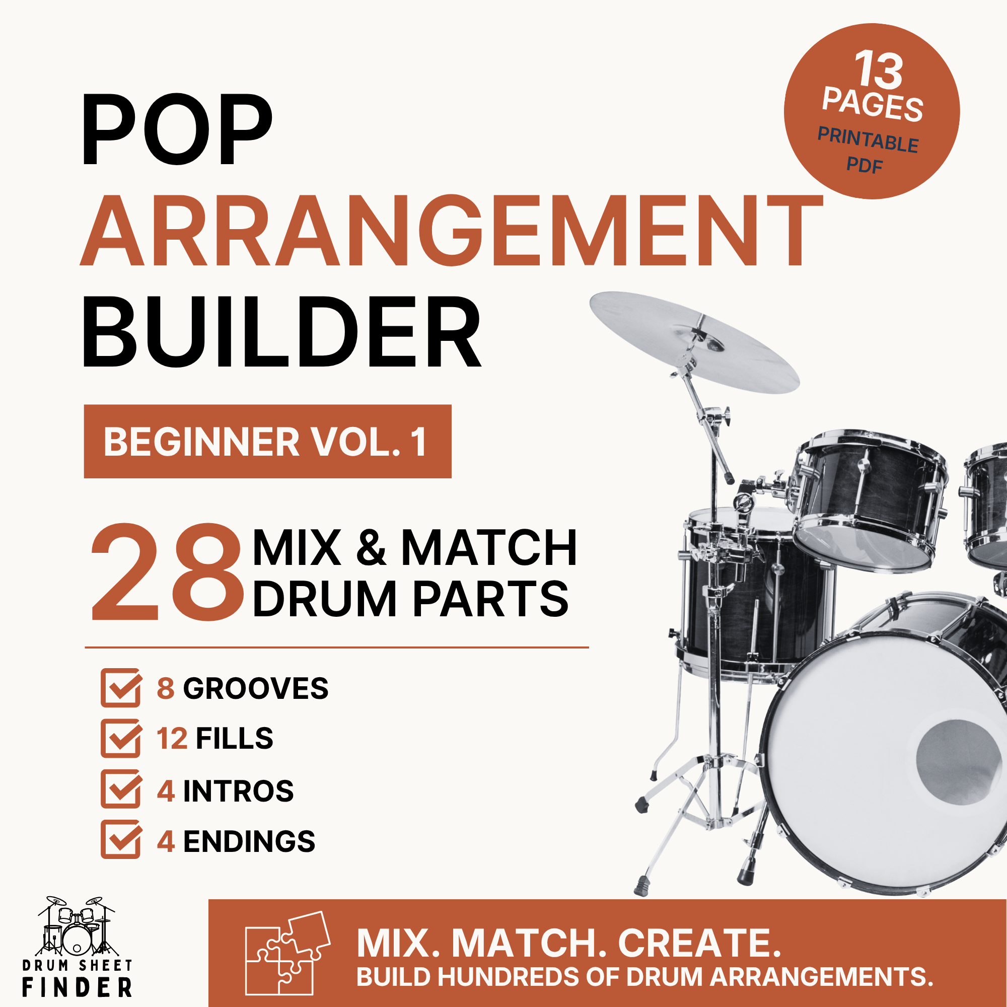 Pop Arrangement Builder - Beginner Vol. 1