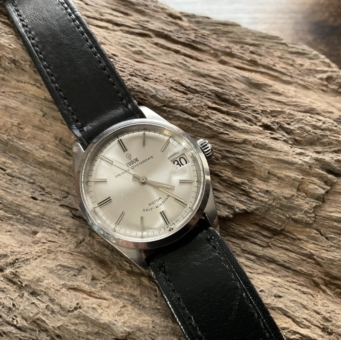 Vintage 1968 Tudor Prince Oysterdate 7970/0 "Small Rose" – Serviced ETA 2484