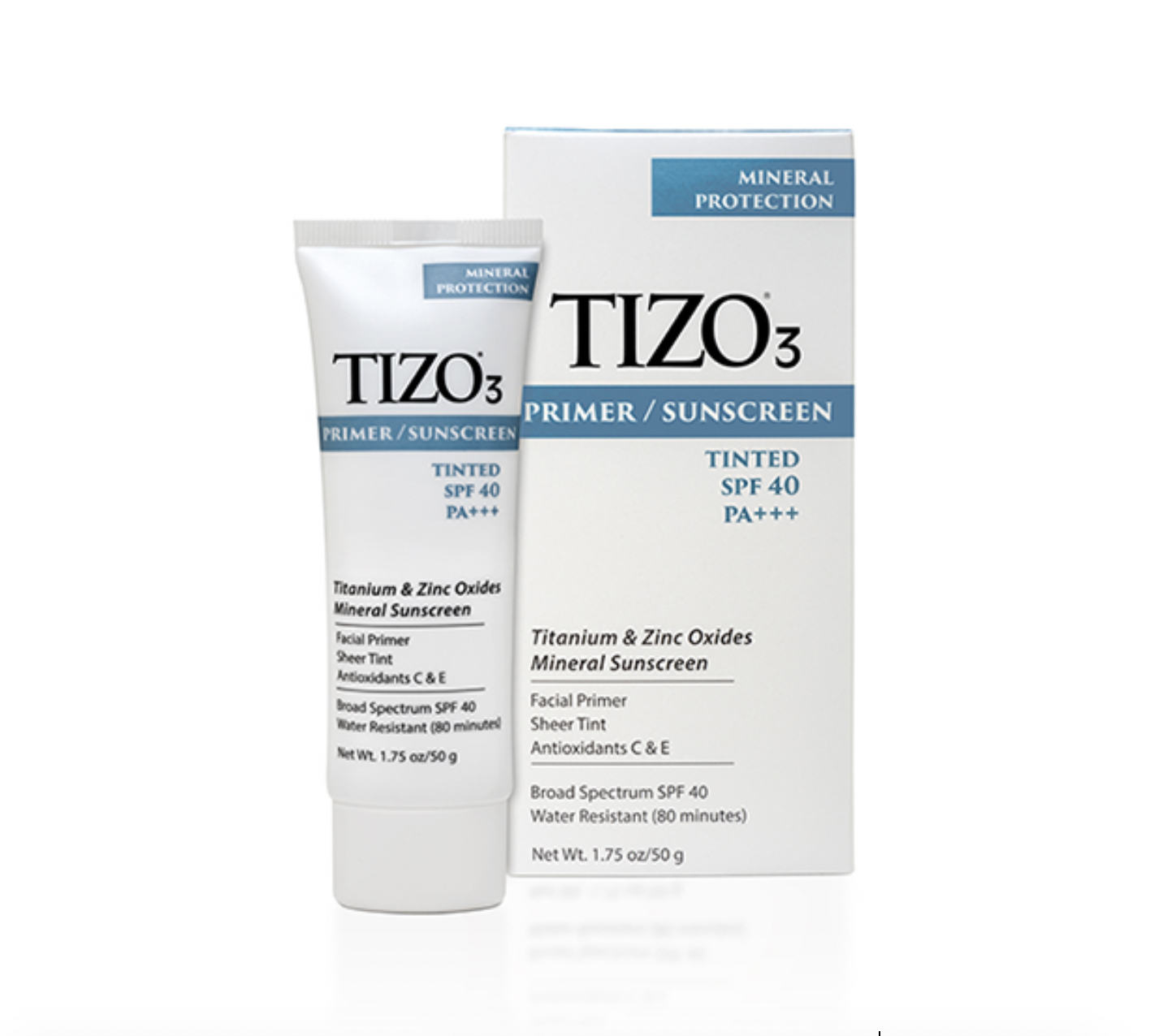 TiZo Facial Primer Tinted SPF 40