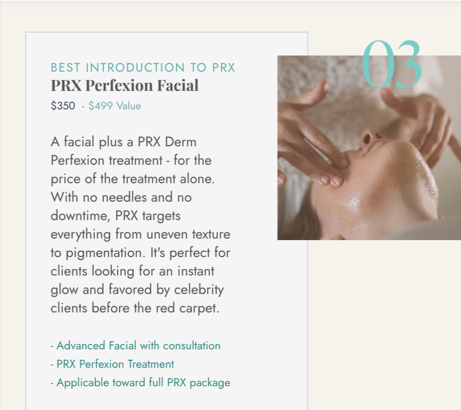 The perfect gift for anyone curious about PRX (and having glowy, glassy, lifted skin!)