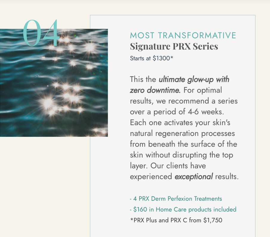 If you're serious about results, this is the most popular treatment at the spa. The results are incredible and the downtime is zero.