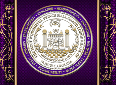 Seal of the University of North Carolina at Chapel Hill, featuring a Latin motto and symbols, surrounded by purple and gold decorative borders.