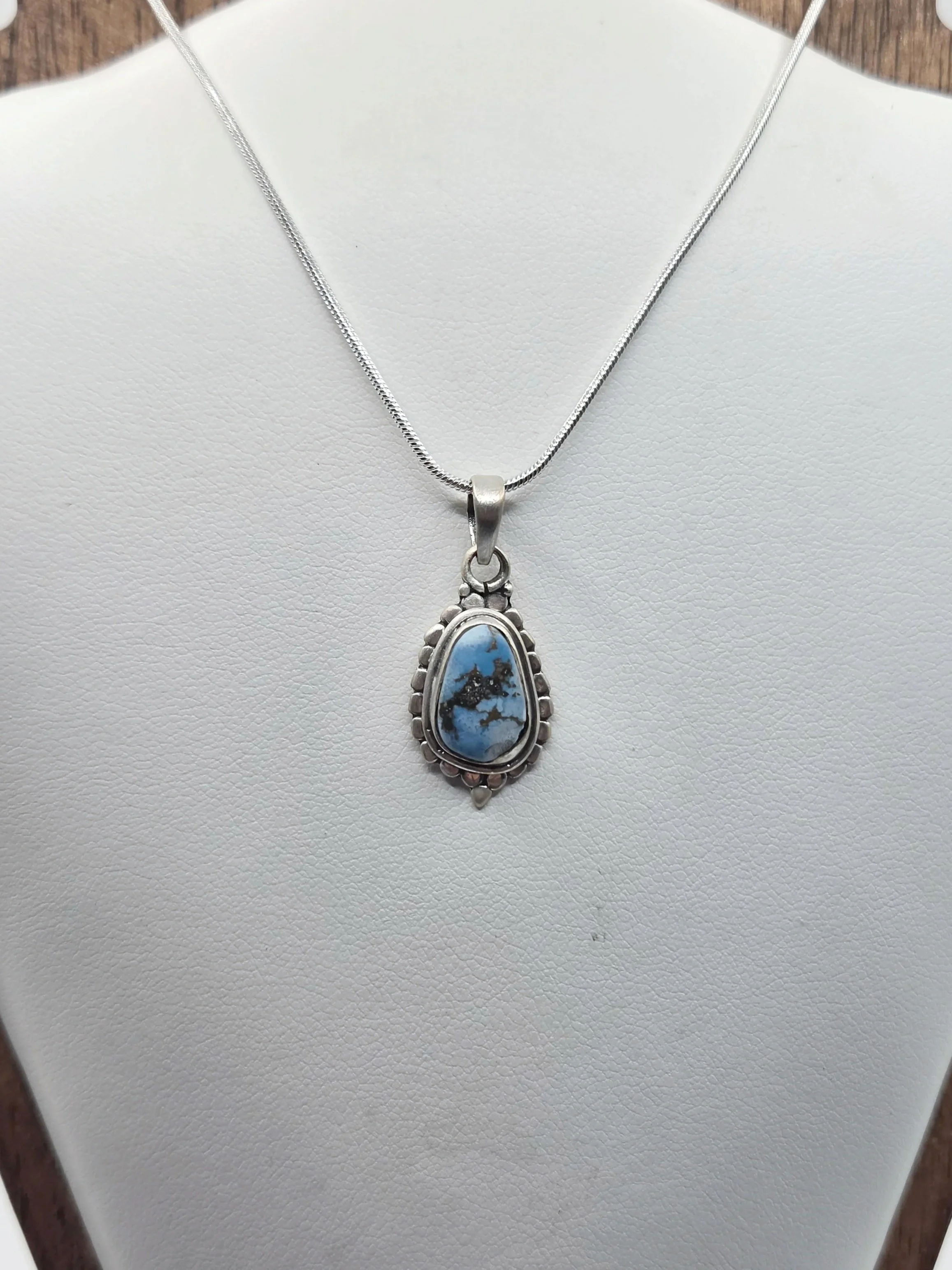 Sterling Silver Dainty Golden Hills Necklace