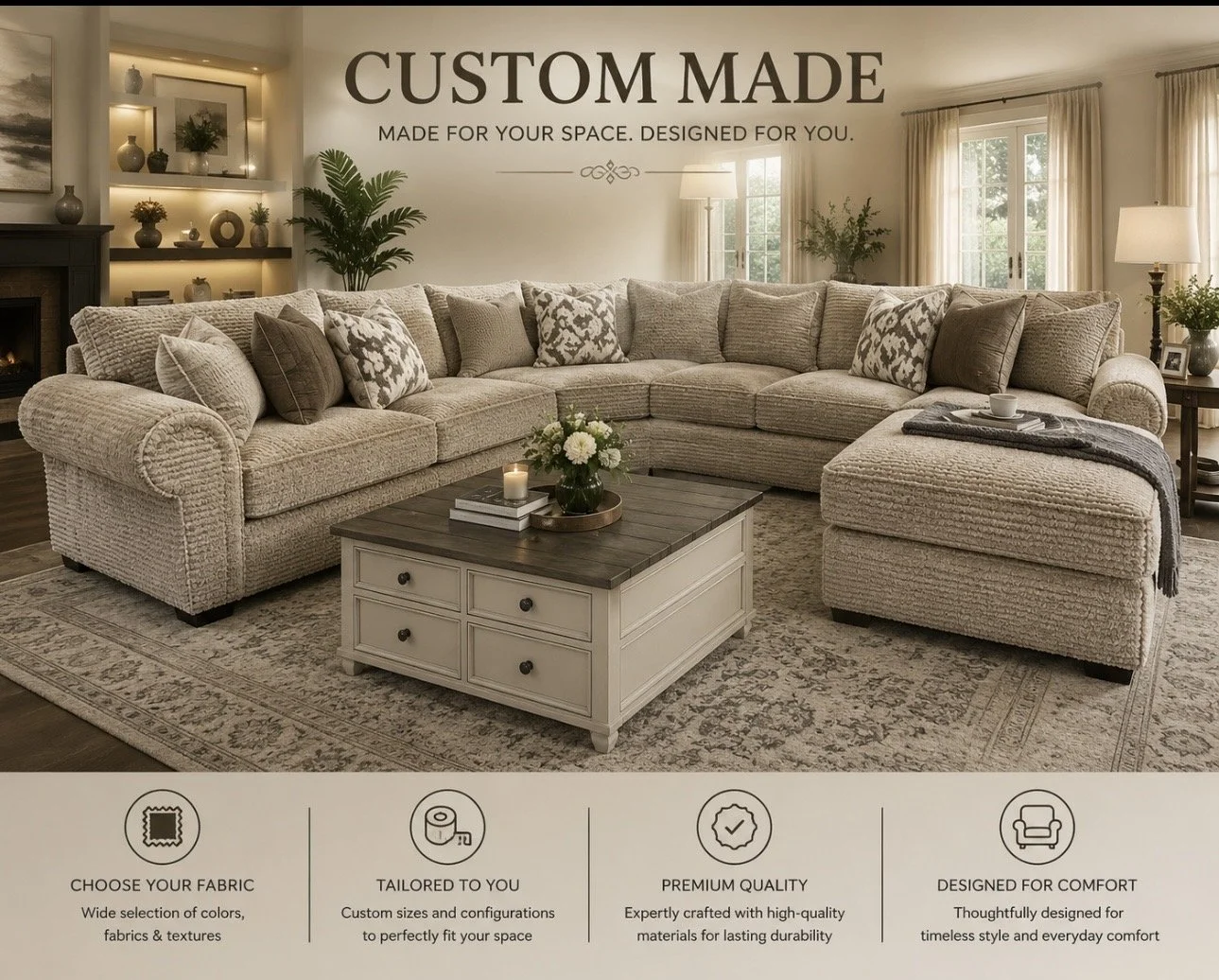 Harley 3pc Sectional