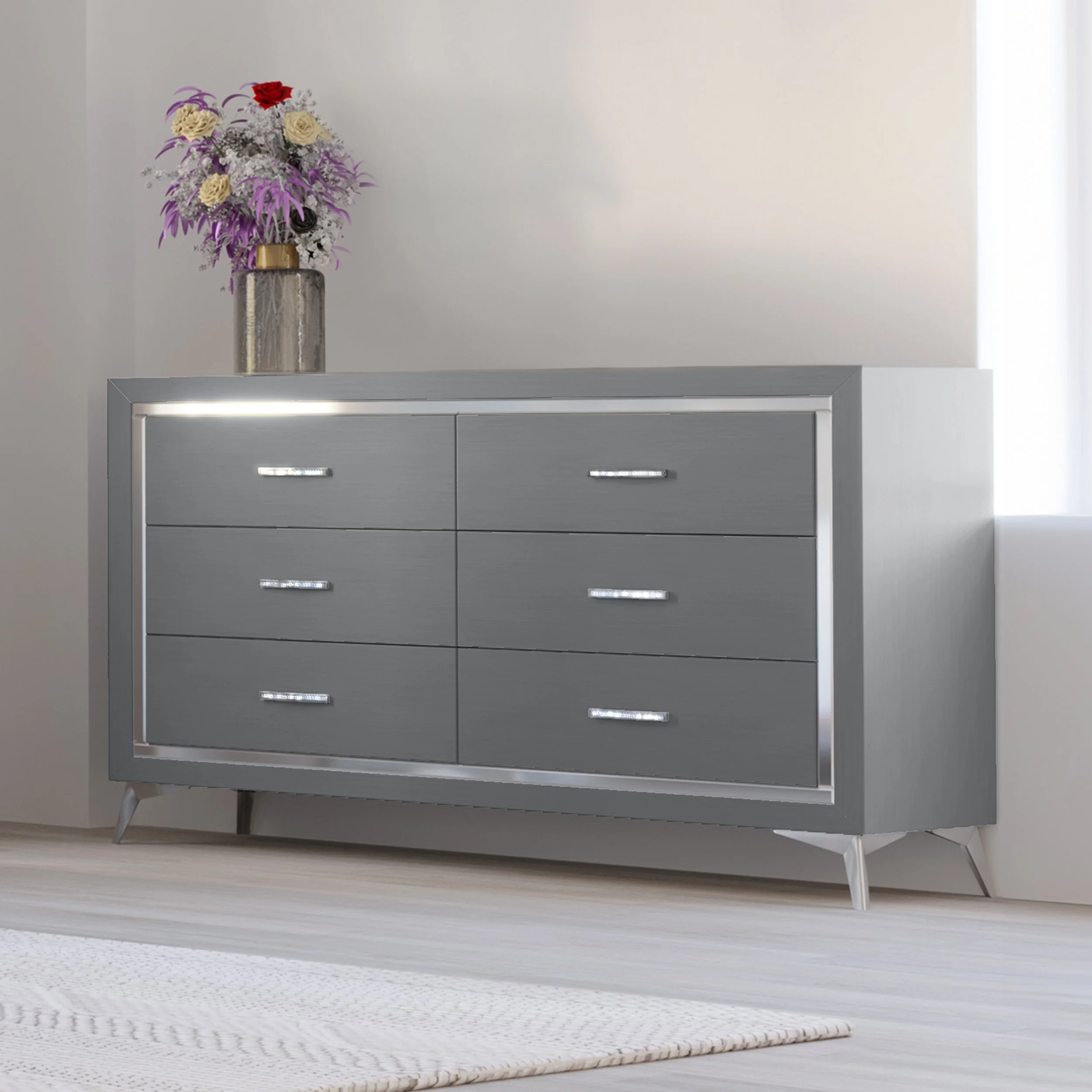 Huxley Gray Dresser