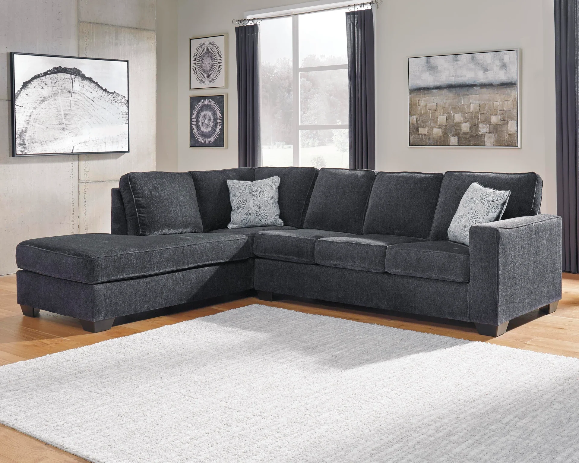 Altari 2pc Sectional 87213