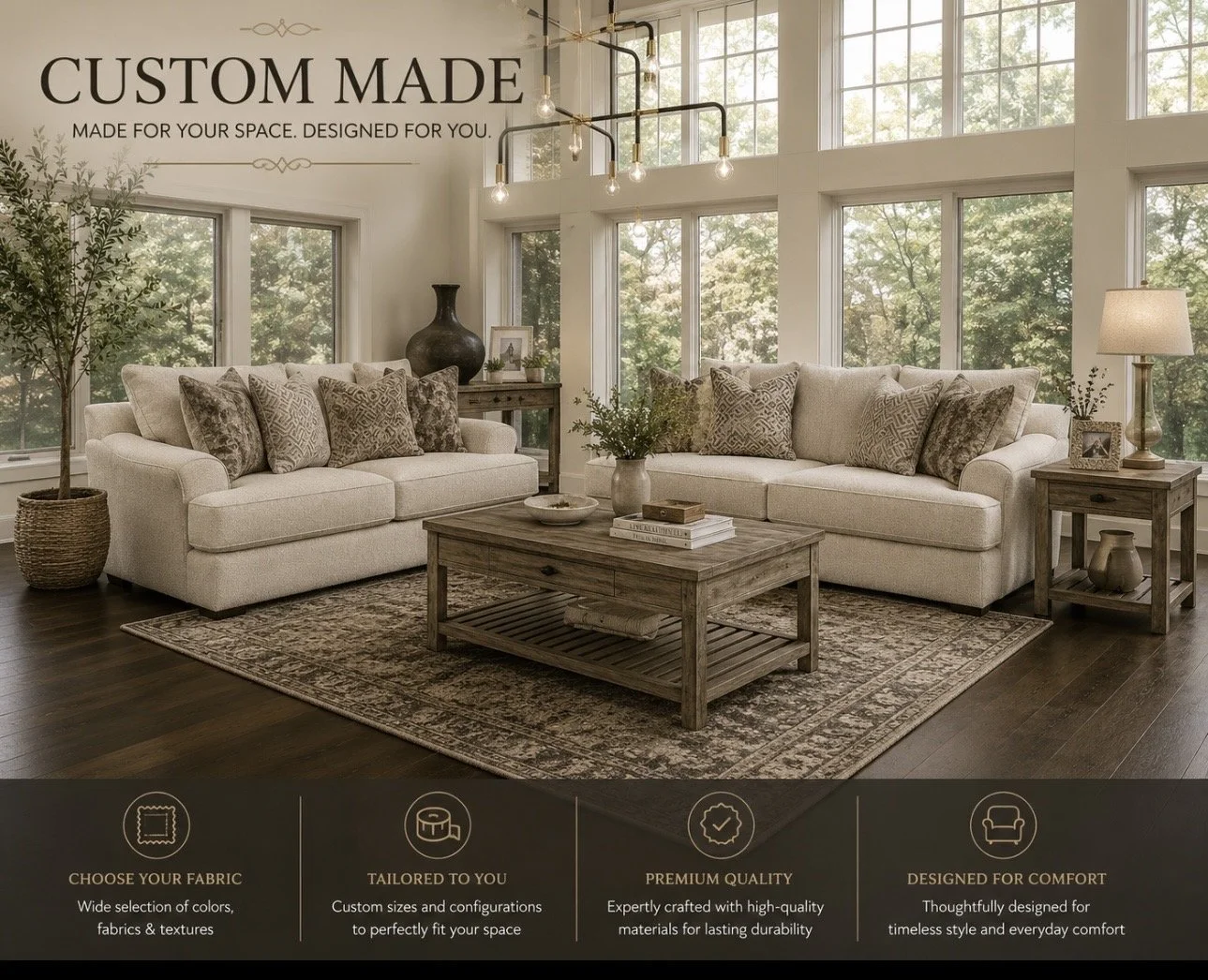 Esmeralda 2pc Set (Sofa & loveseat)