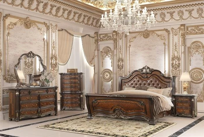 Bellnote 4pc  Bedroom Set (Bed, dresser & mirror, nightstand)