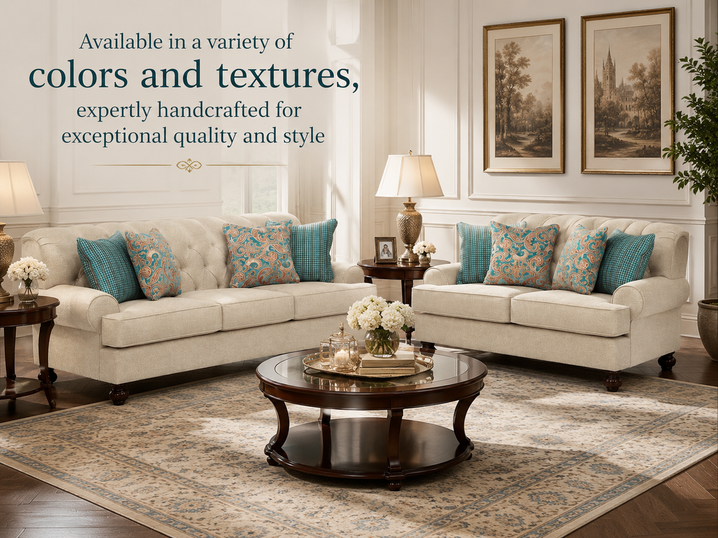 Charlie 2pc Set  (Sofa & Loveseat)