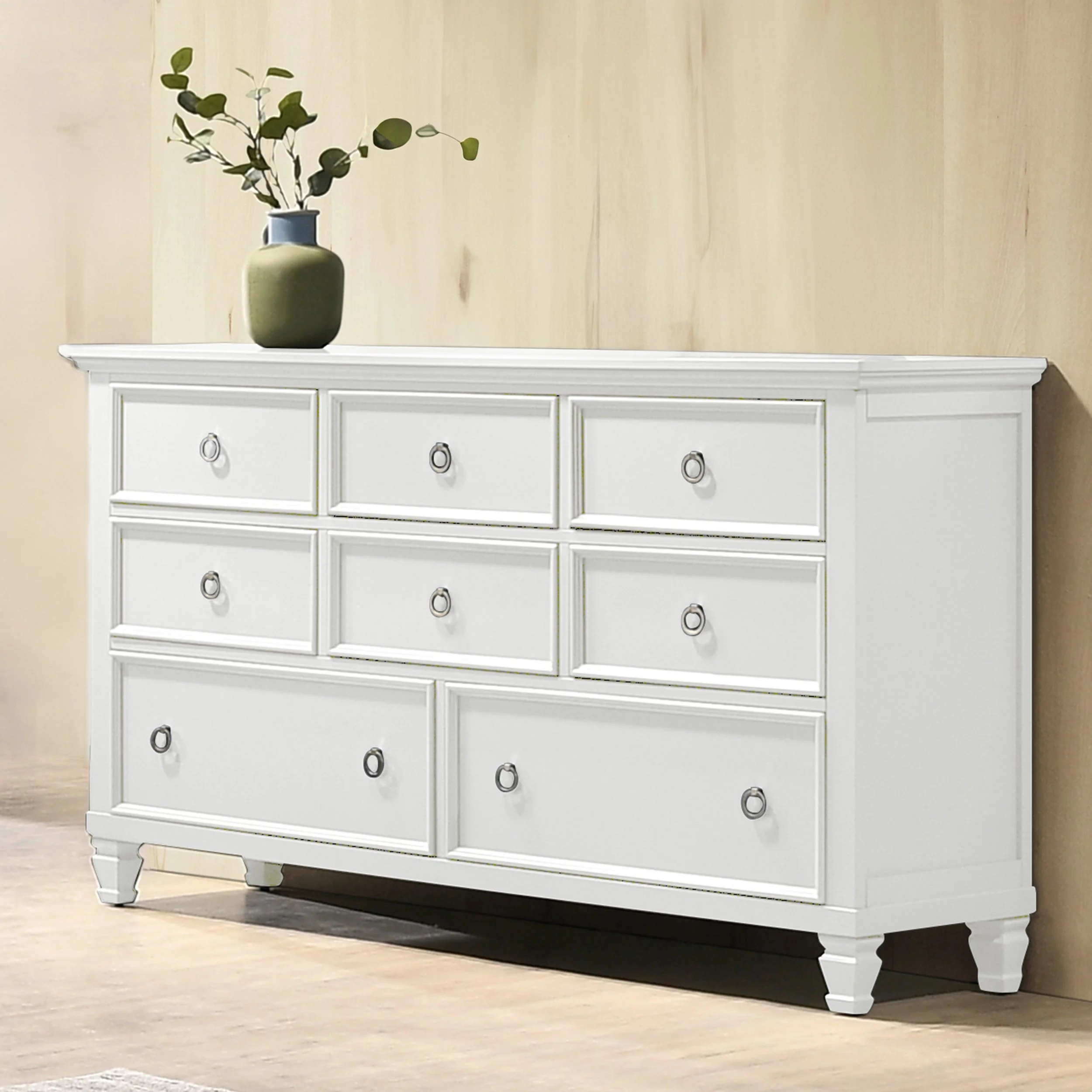 Tamarack White Dresser