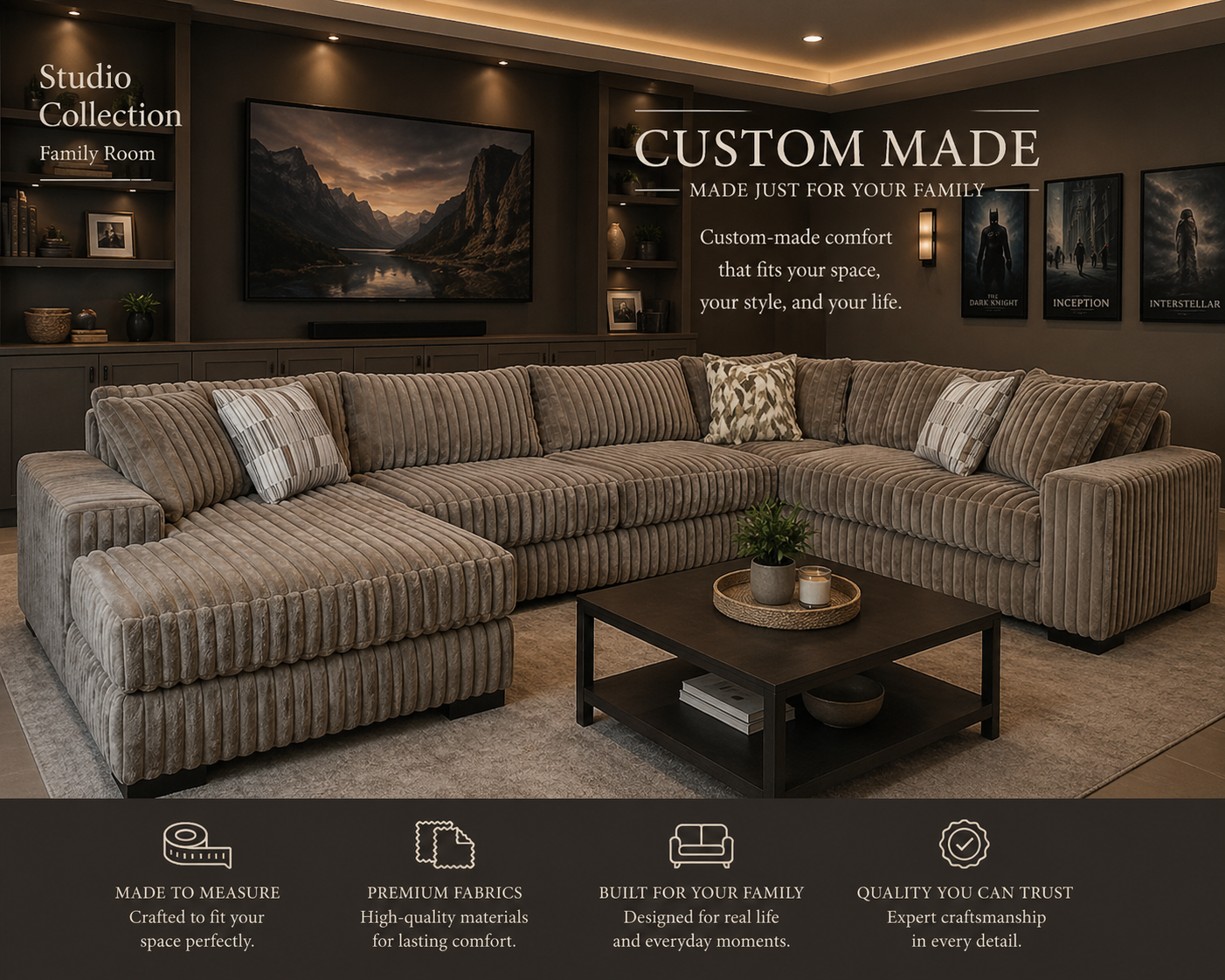 Toronto 3pc Sectional