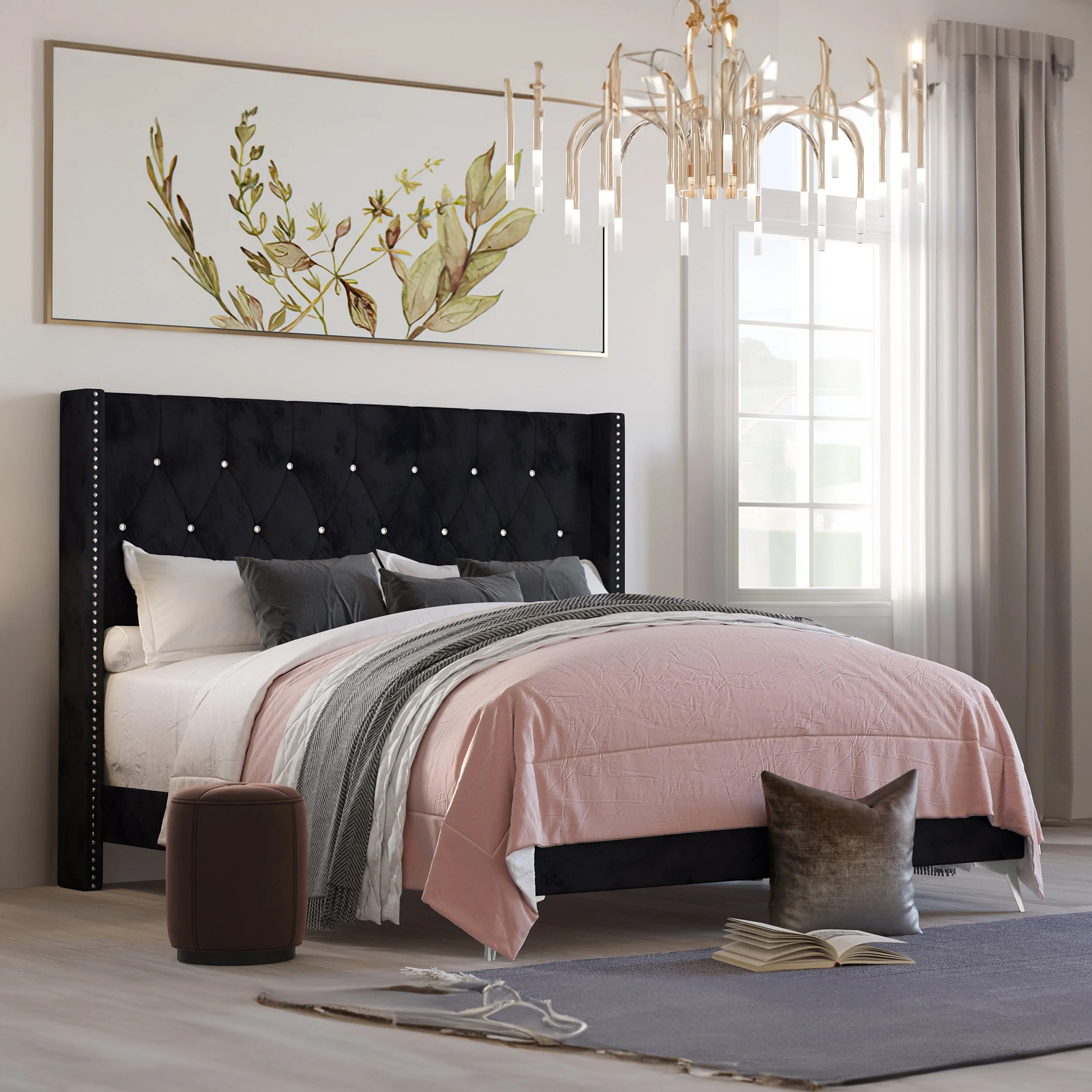 Huxley Black Bed