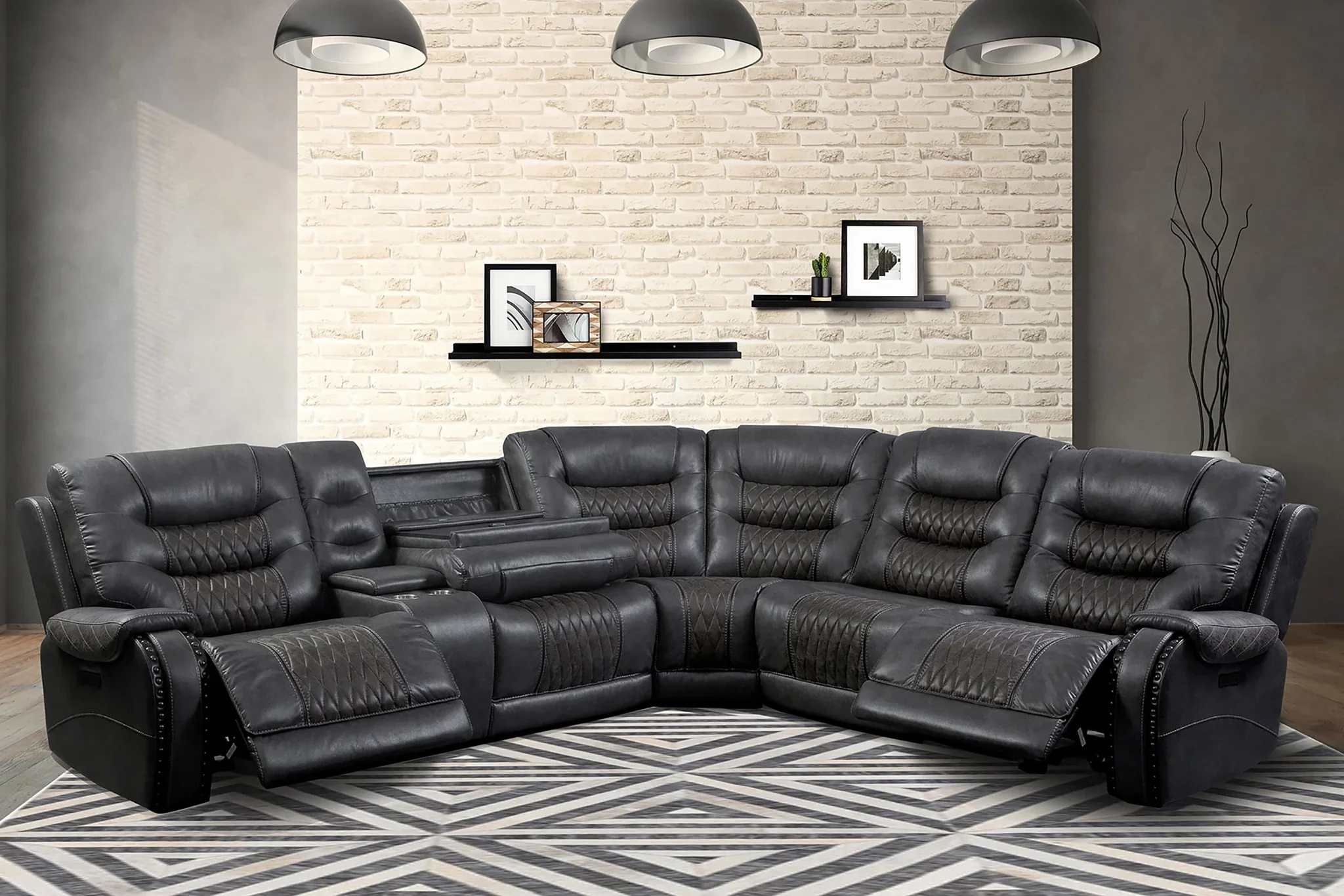Outlaw 6pc Sectional Power Recliner