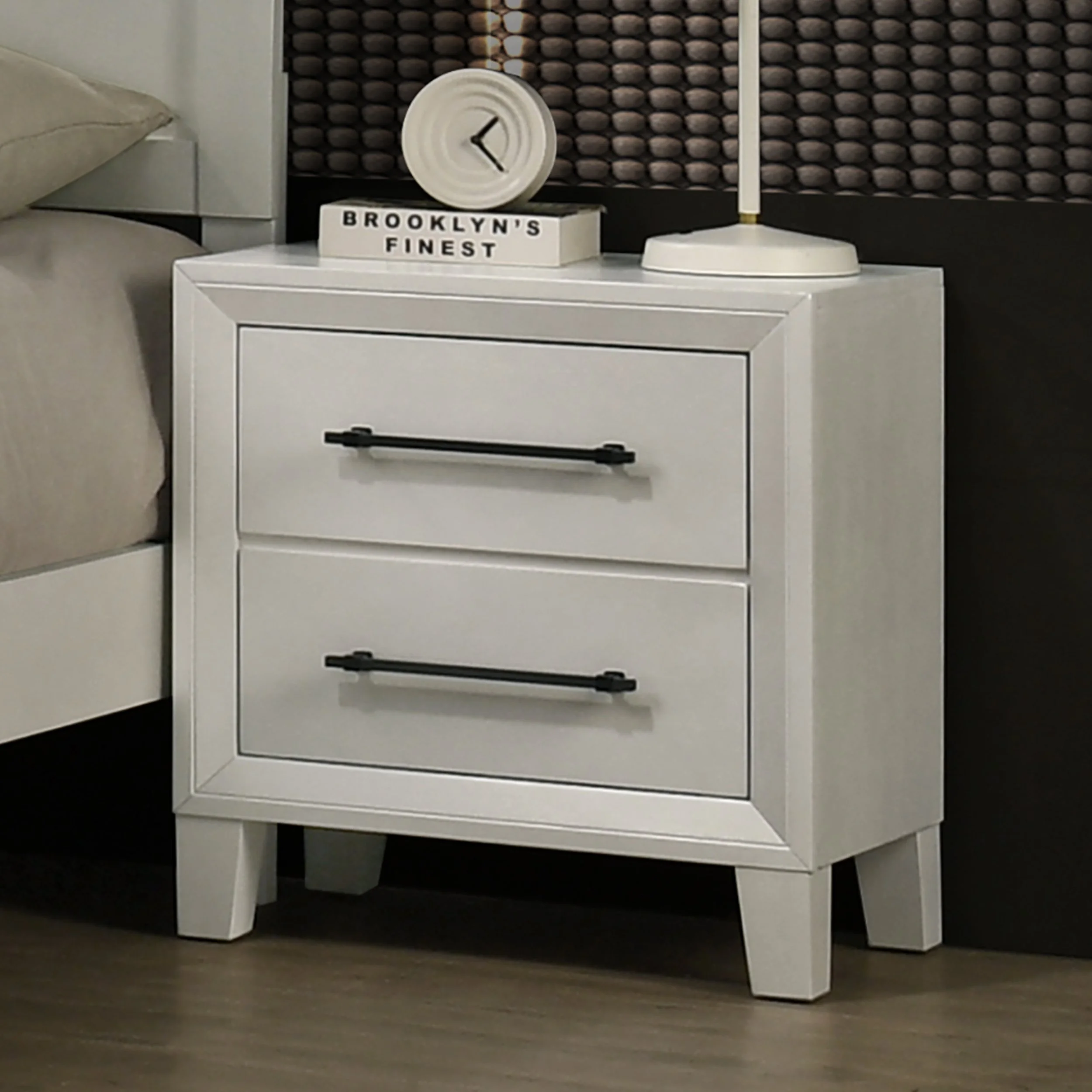 Ballard White Nightstand
