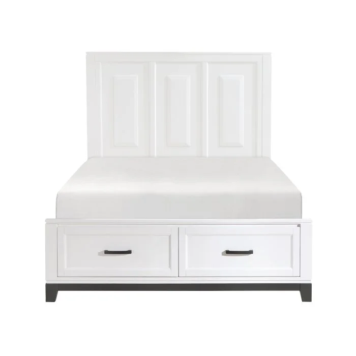 Garretson White Bed