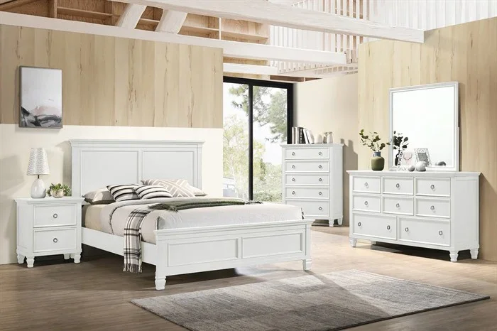 Tamarack White Bed