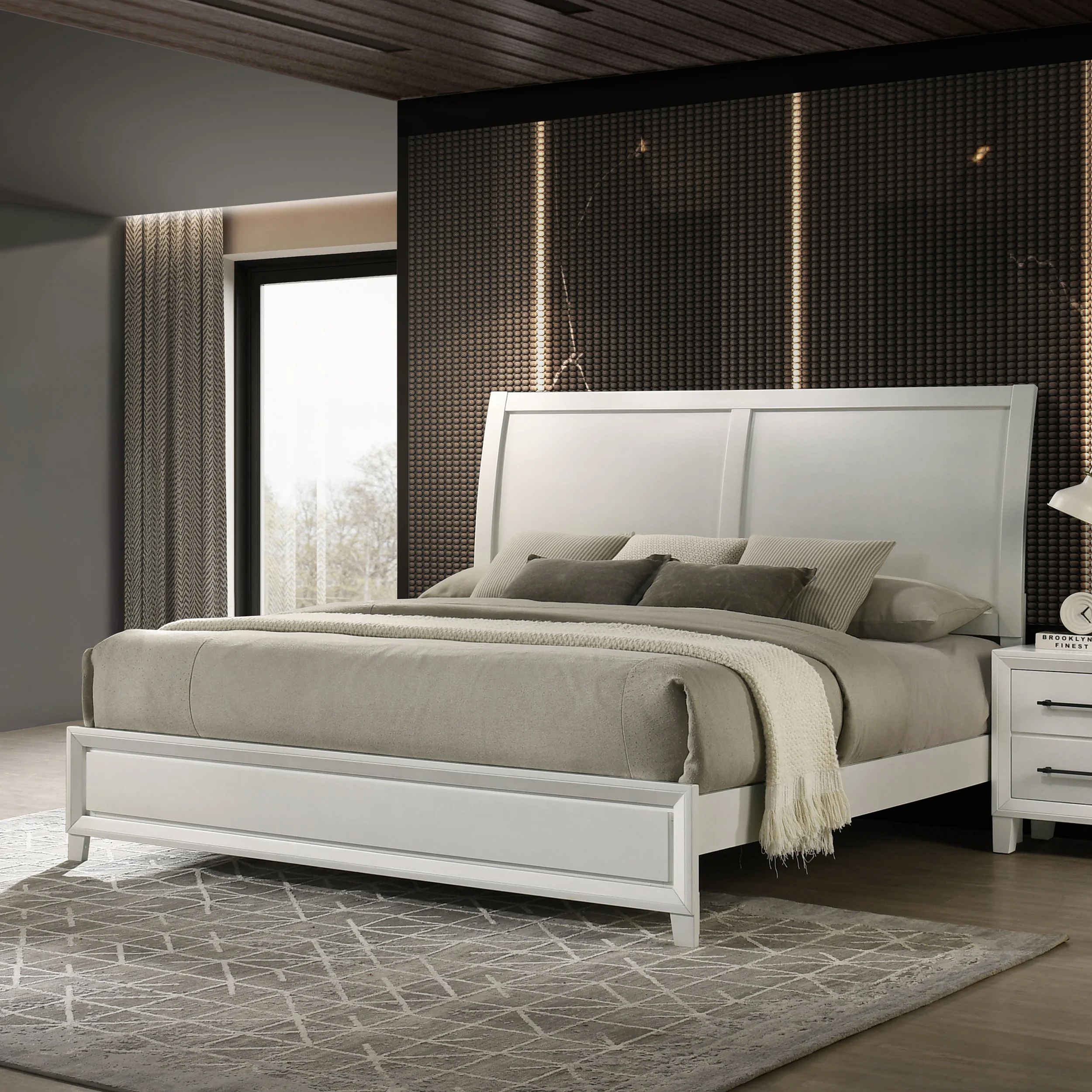 Ballard White Bed