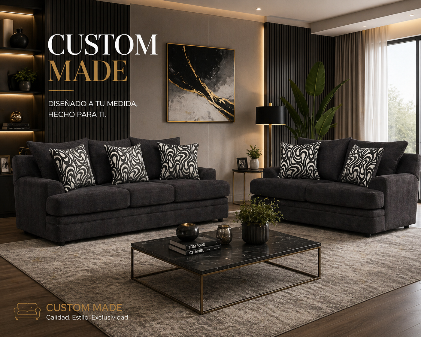 Balboa 2pc Set (Sofa & loveseat)