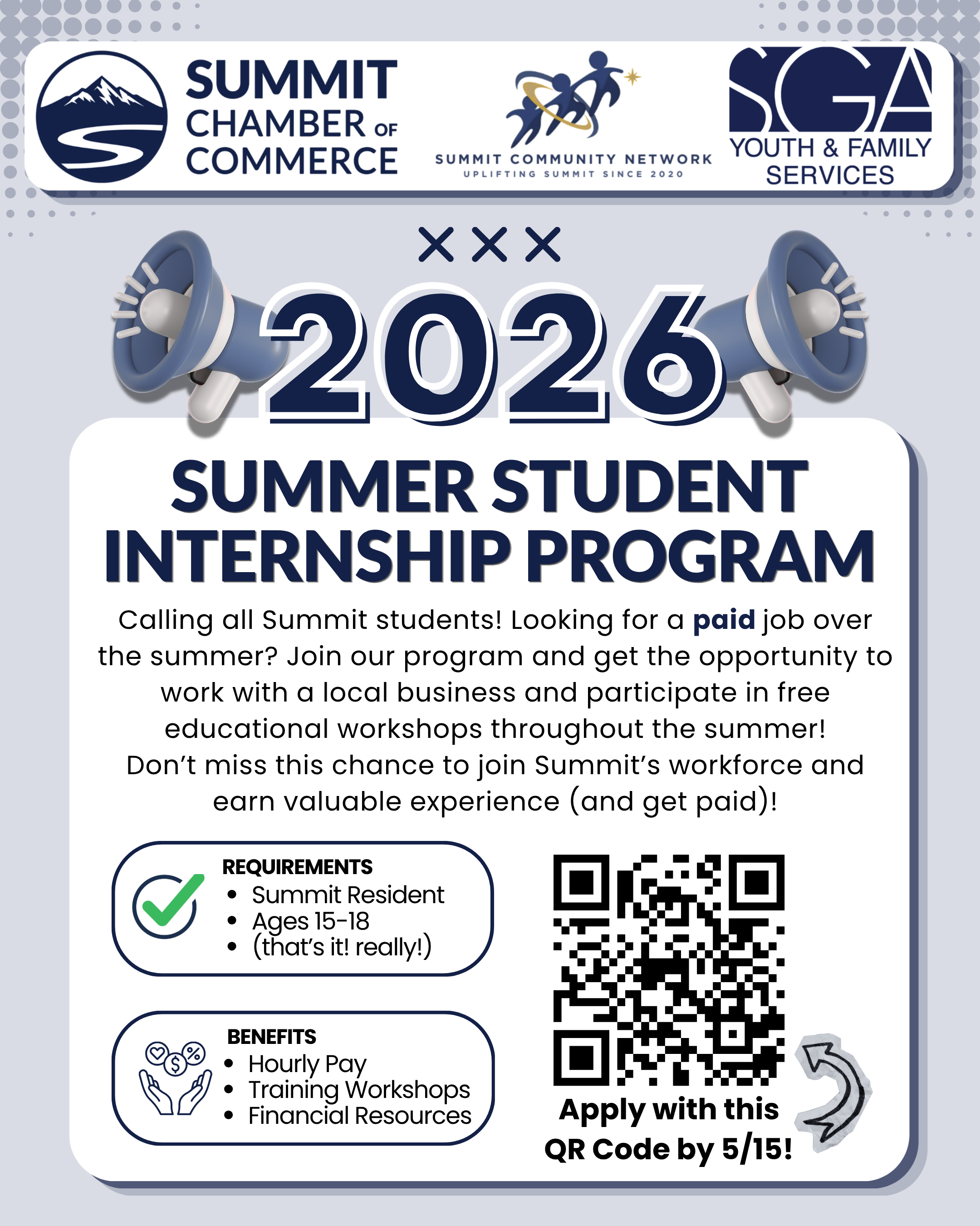 2026 Summer Student Internship Program