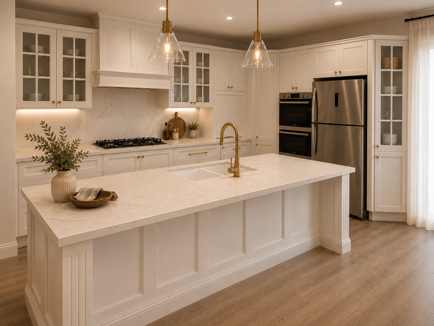 Benchtop surfaces compared: laminate, engineered stone, porcelain and natural stone