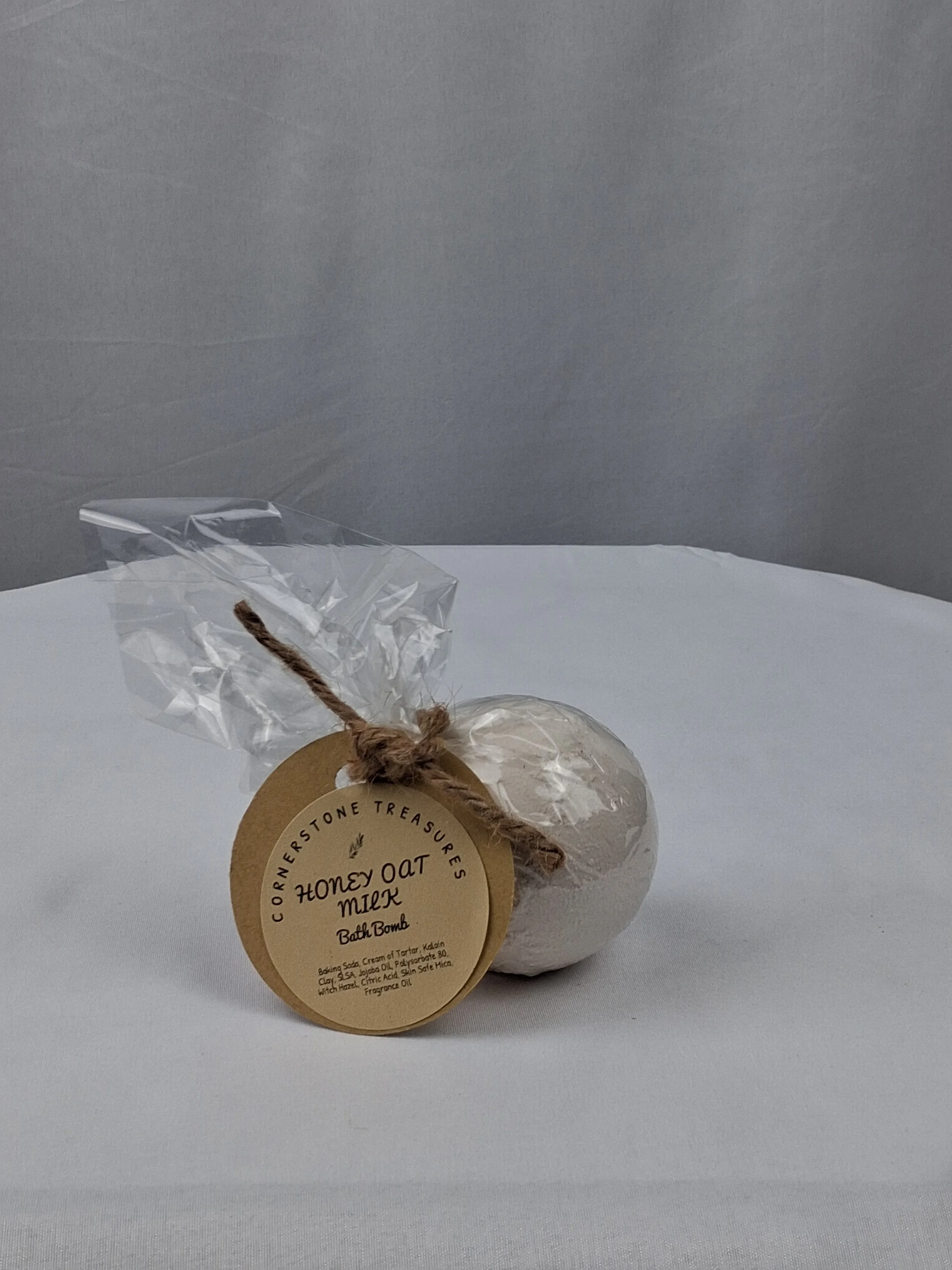 Honey Oat Milk Bath Bomb