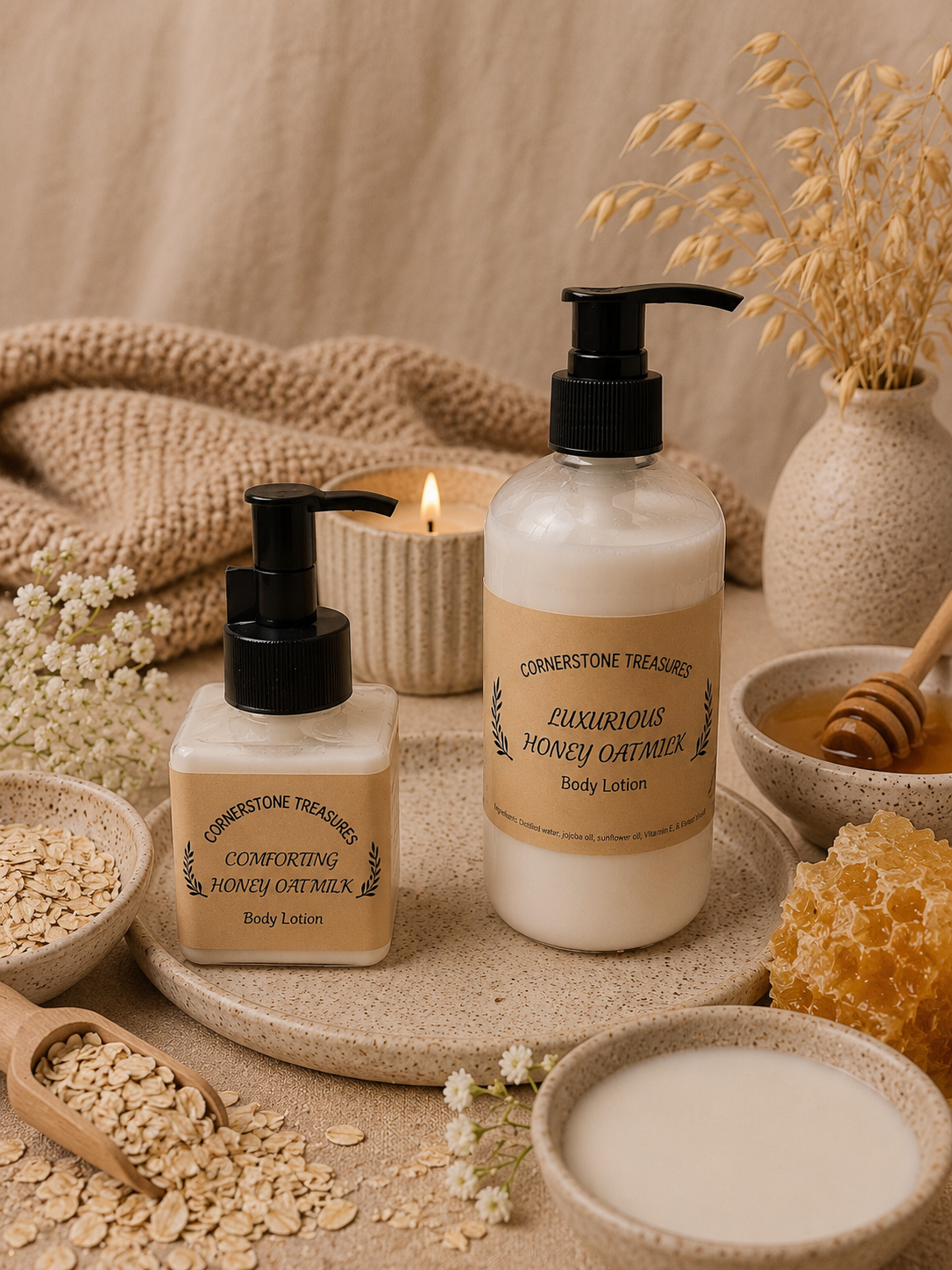 Luxurious Honey Oat Milk Body Lotion