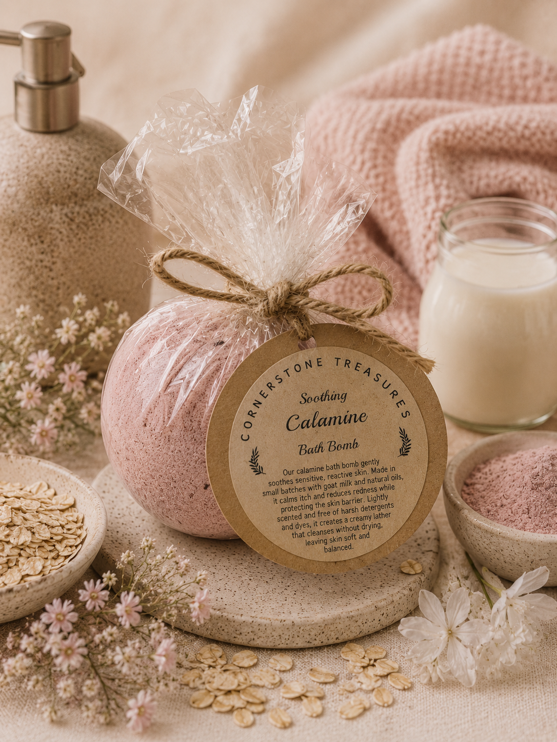 Calamine Bath Bomb