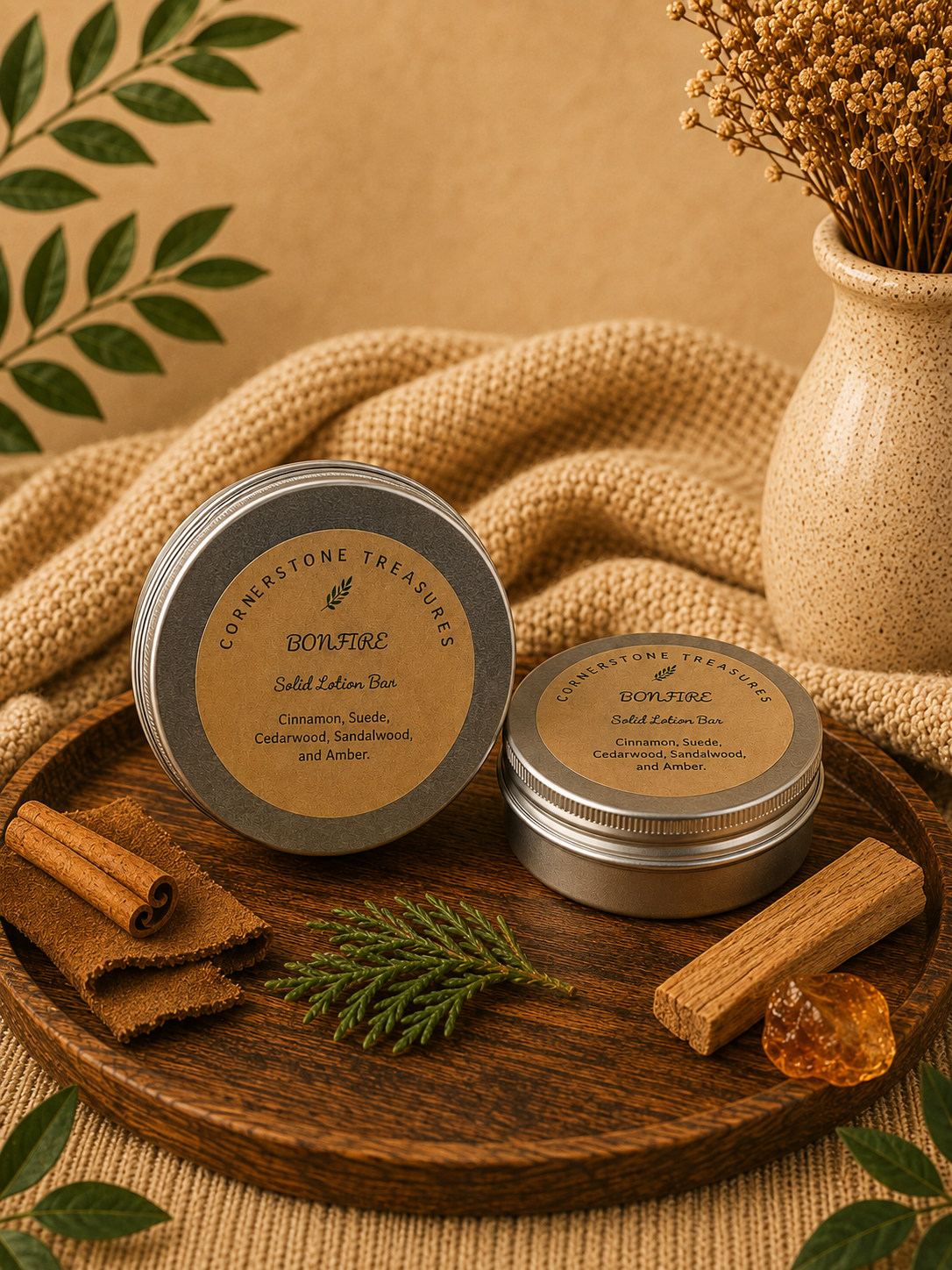 Bonfire Solid Lotion Bar