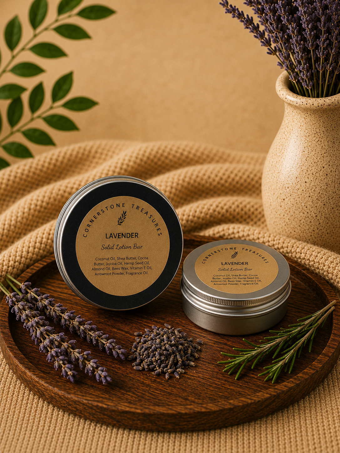 Lavender Solid Lotion Bar