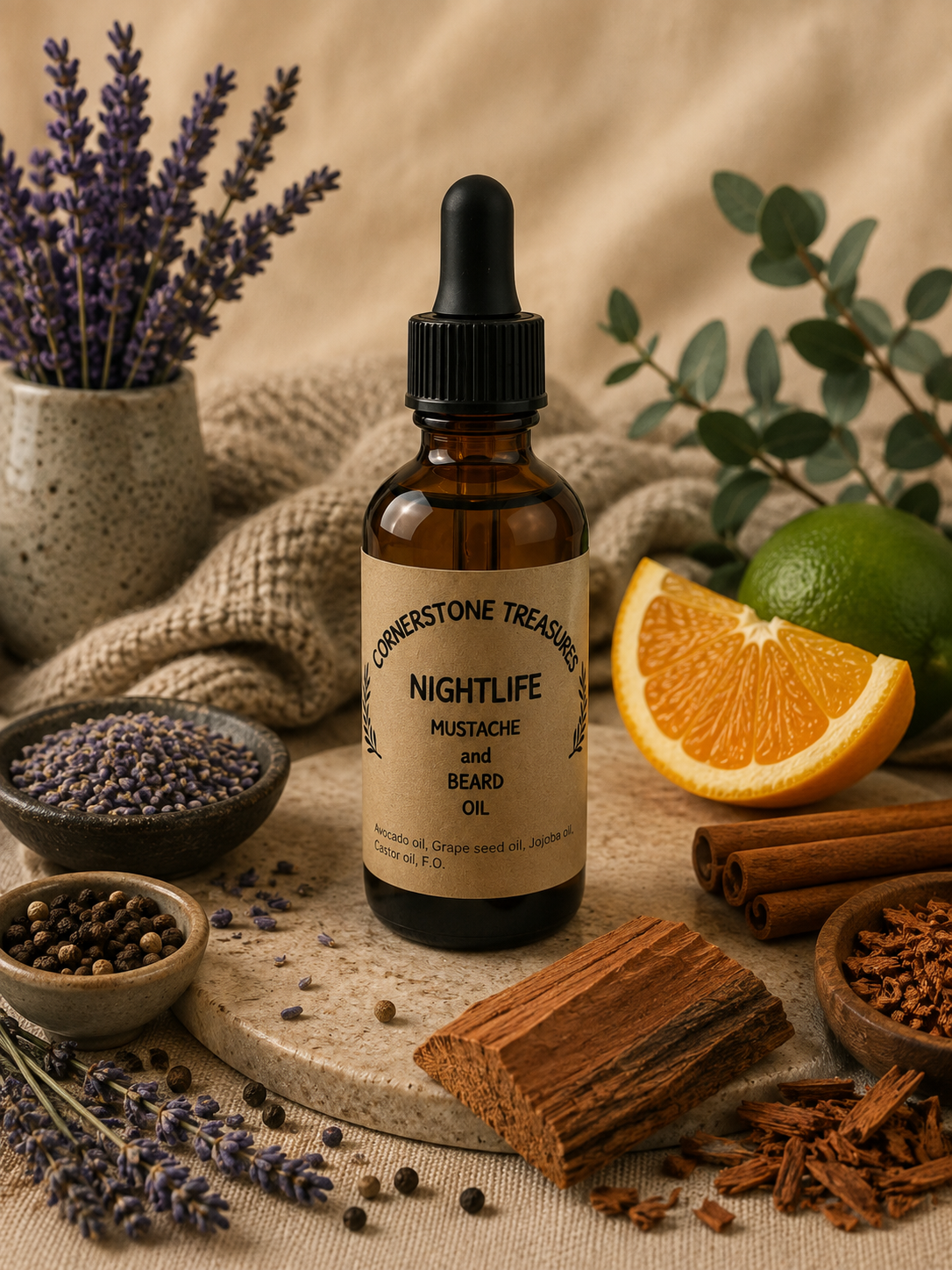 Night Life Mustache/Beard Oil