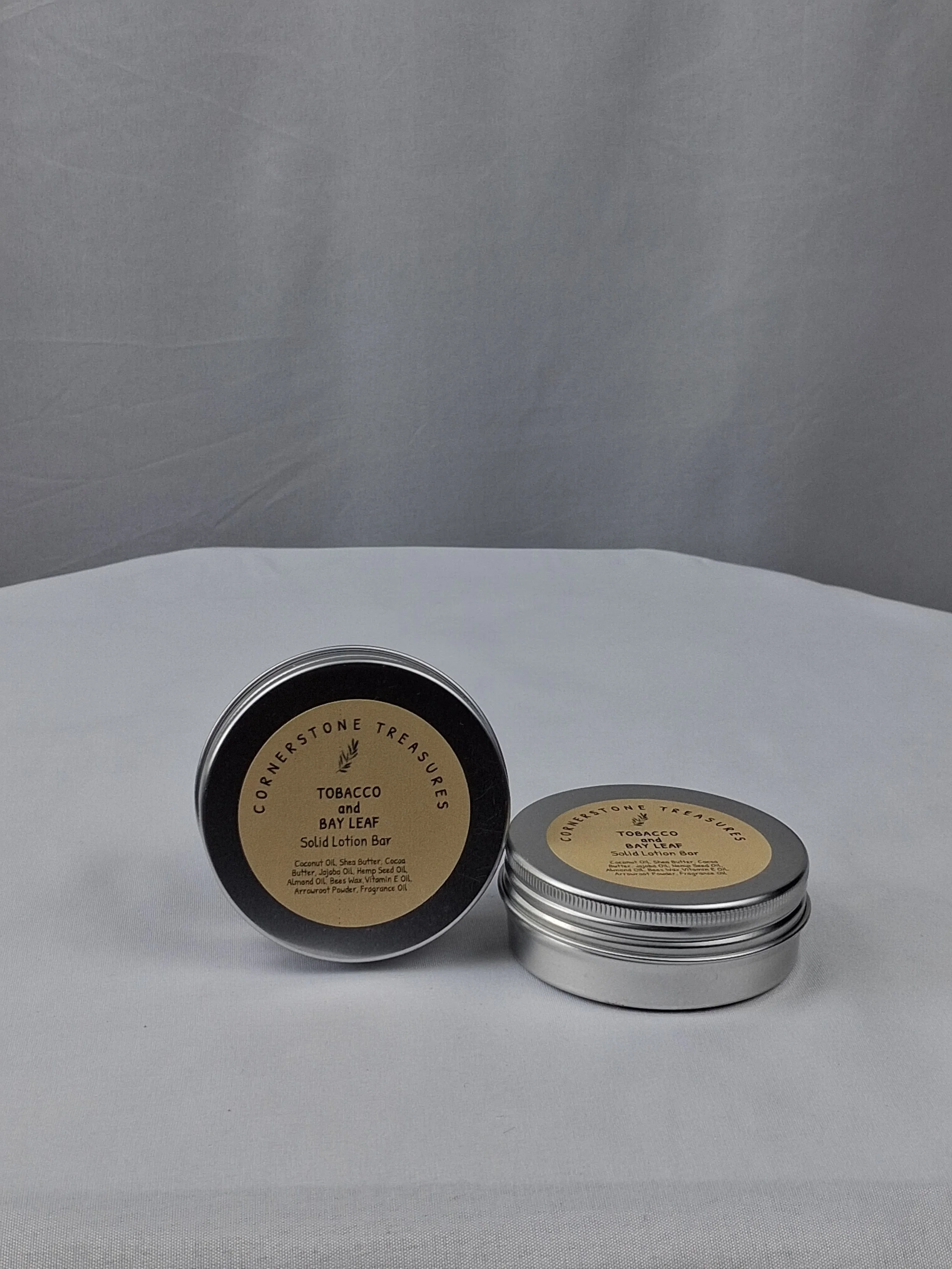 Tobacco and Bay Leaf Solid Lotion Bar