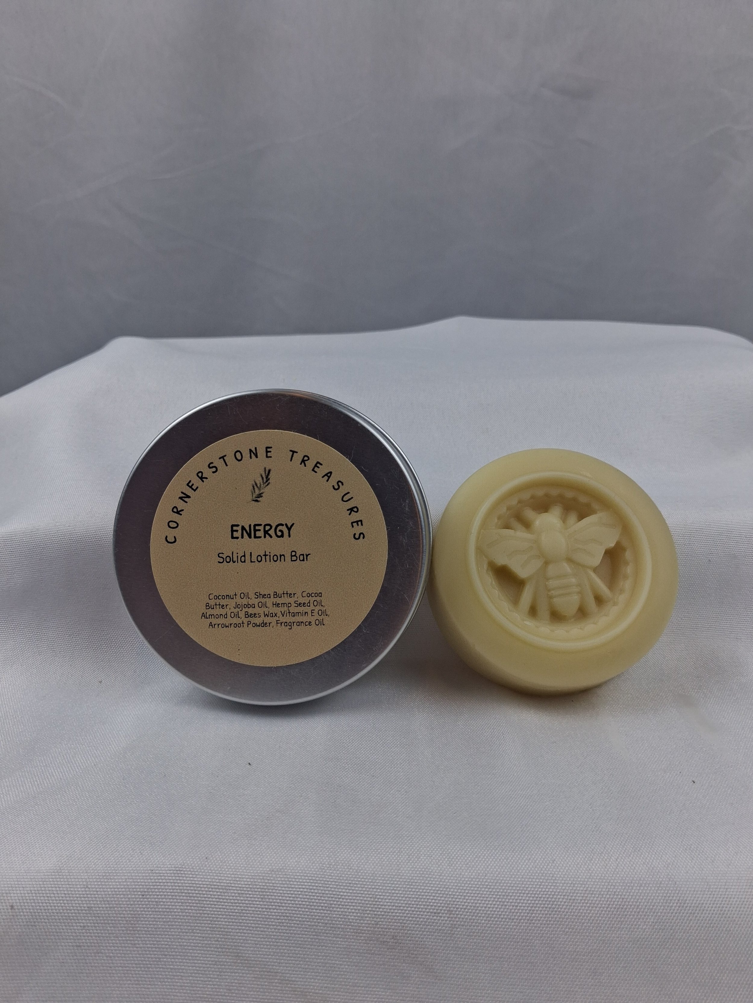 "Energy" Solid Lotion Bar